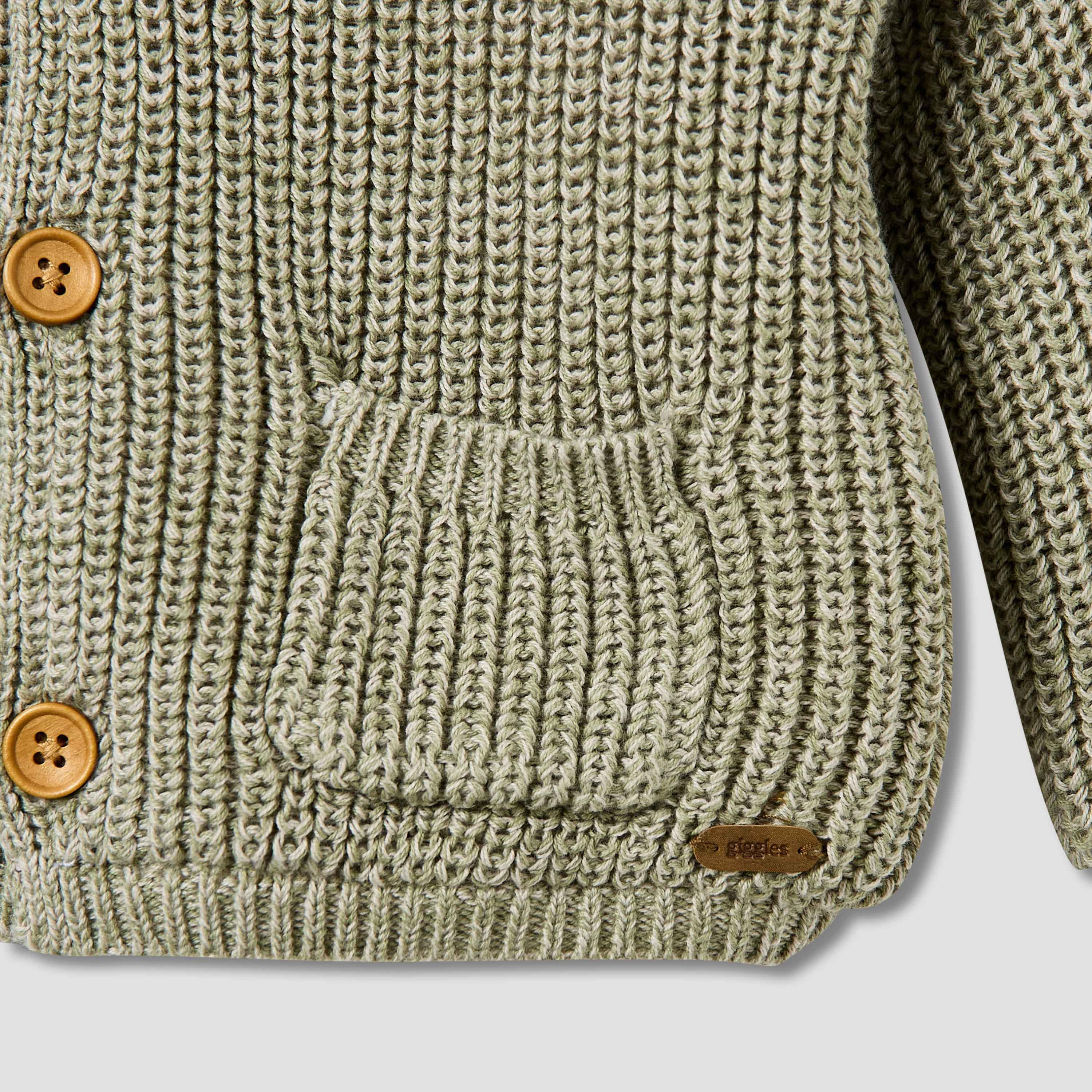 كارديجان محبوك بارز الملمس بقبعة وأكمام طويلة من جيجلز-baby-boys-clothing-winterwear-jumpersandcardigans-image-4