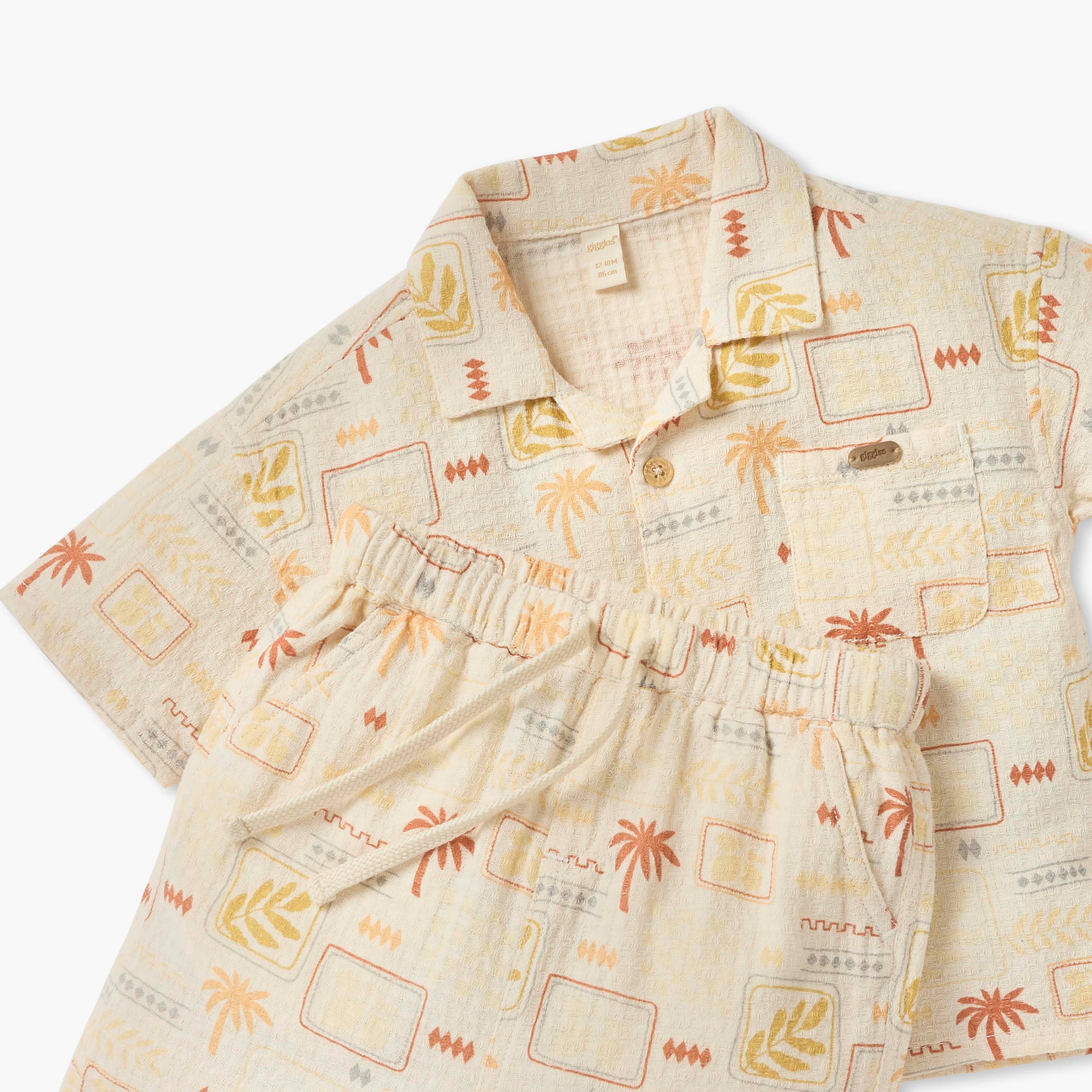 Giggles All-Over Palm Print Shirt and Shorts Set-baby-boys-clothing-setsandcoords-image-4