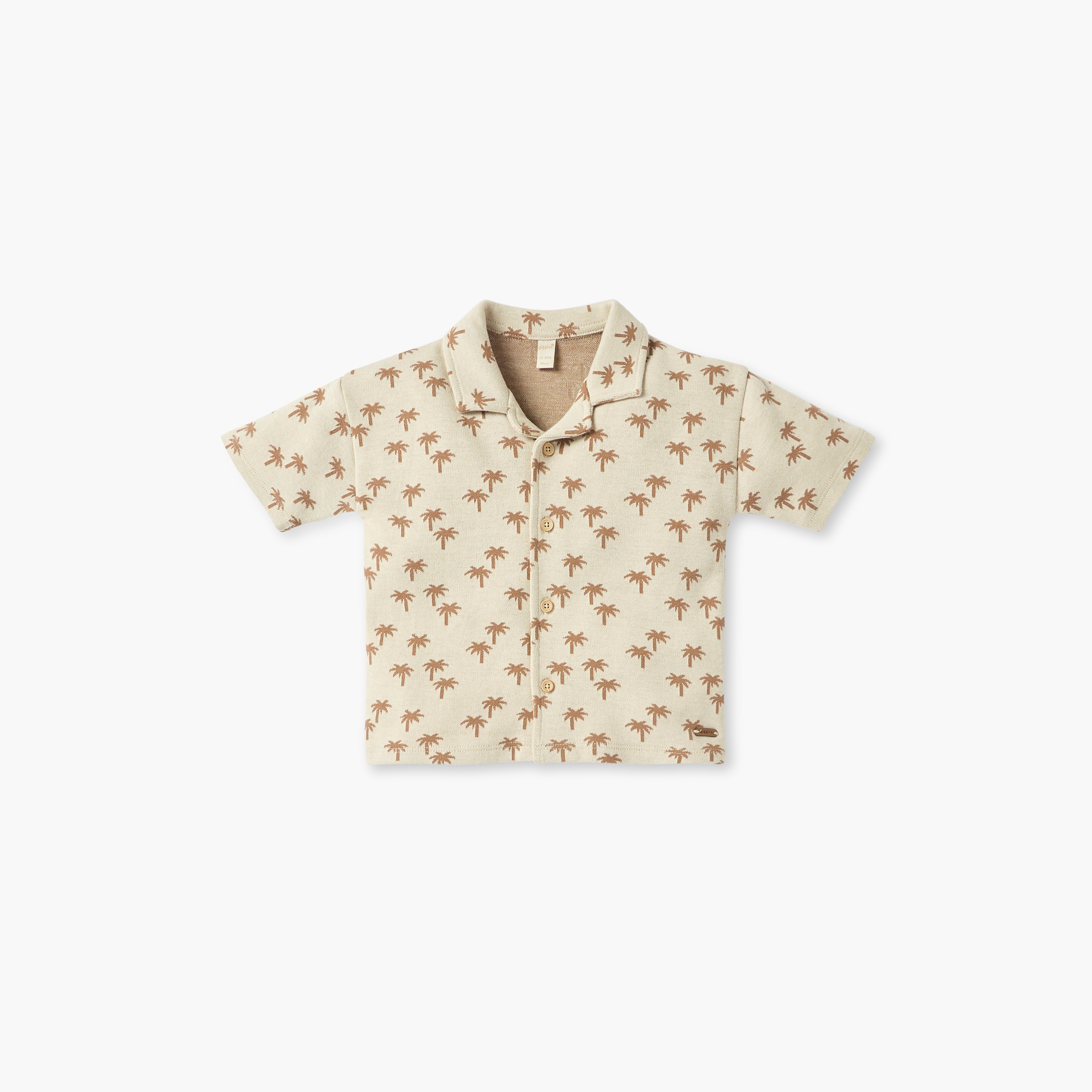 طقم قميص وشورت بطبعات شجرة النخيل من جيجلز-baby-boys-clothing-setsandcoords-image-2