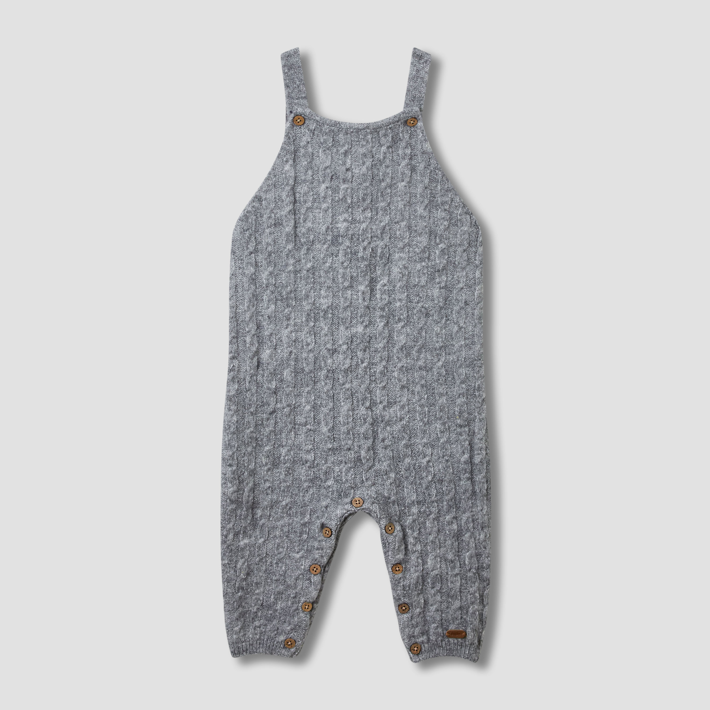 Giggles Boys Sweater and Dungaree Set with Knit Texture - Long Sleeves - Crew Neck-baby-boys-clothing-winterwear-setsandcoords-image-3