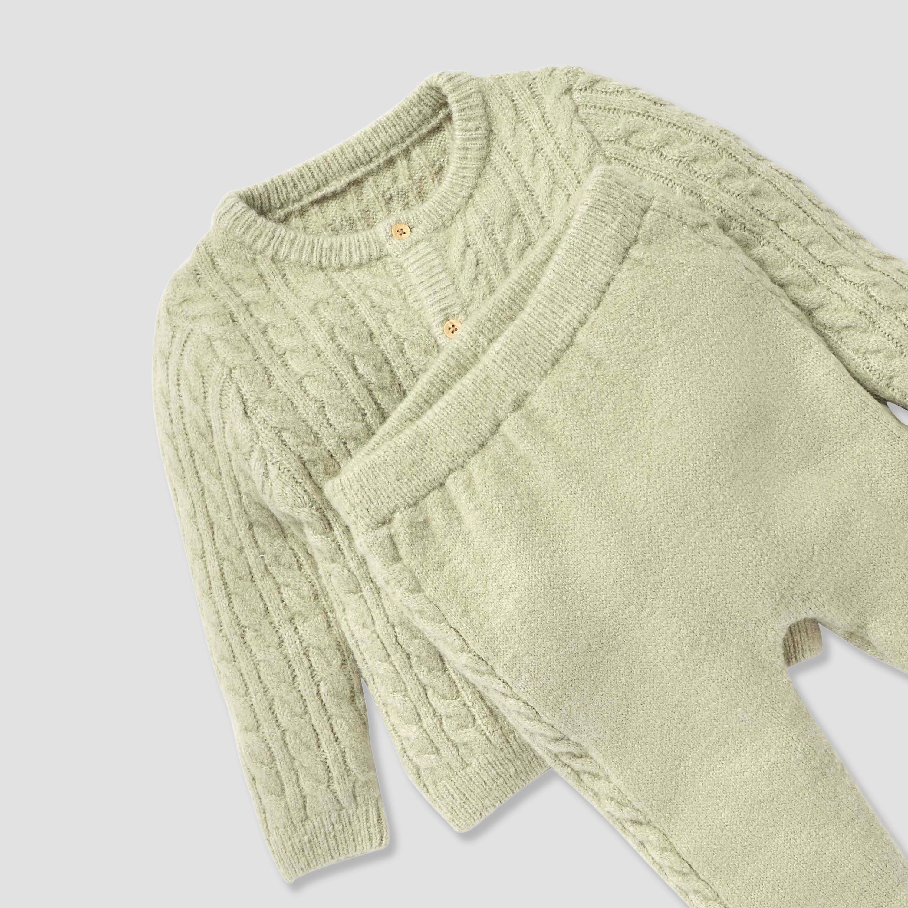Giggles Cable Knit Shirt and Pant Set-baby-boys-clothing-winterwear-setsandcoords-image-4