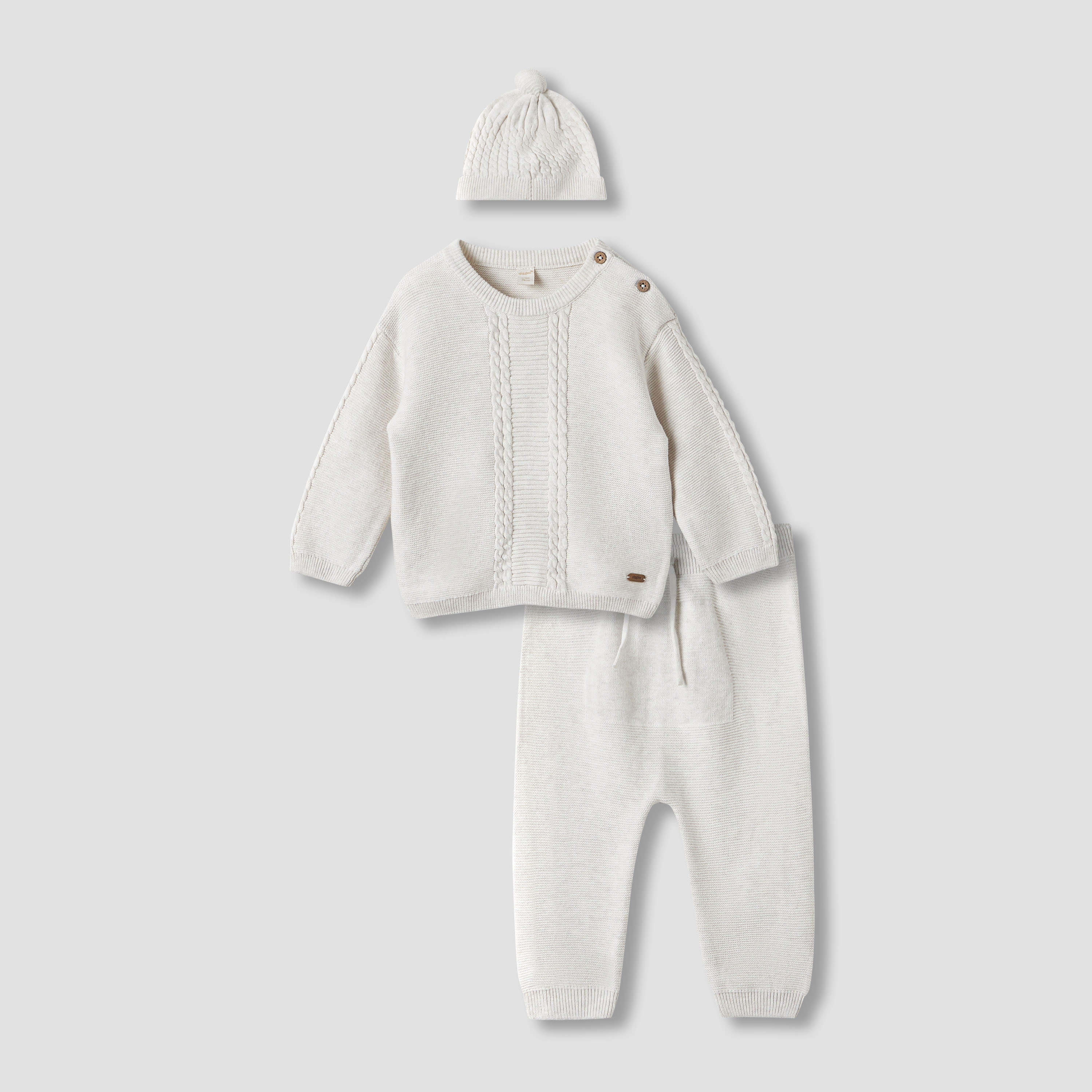 Giggles Textured Pullover with Joggers and Beanie-baby-boys-clothing-winterwear-setsandcoords-image-1