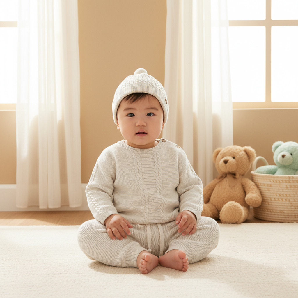 Giggles Textured Pullover with Joggers and Beanie-baby-boys-clothing-winterwear-setsandcoords-image-10