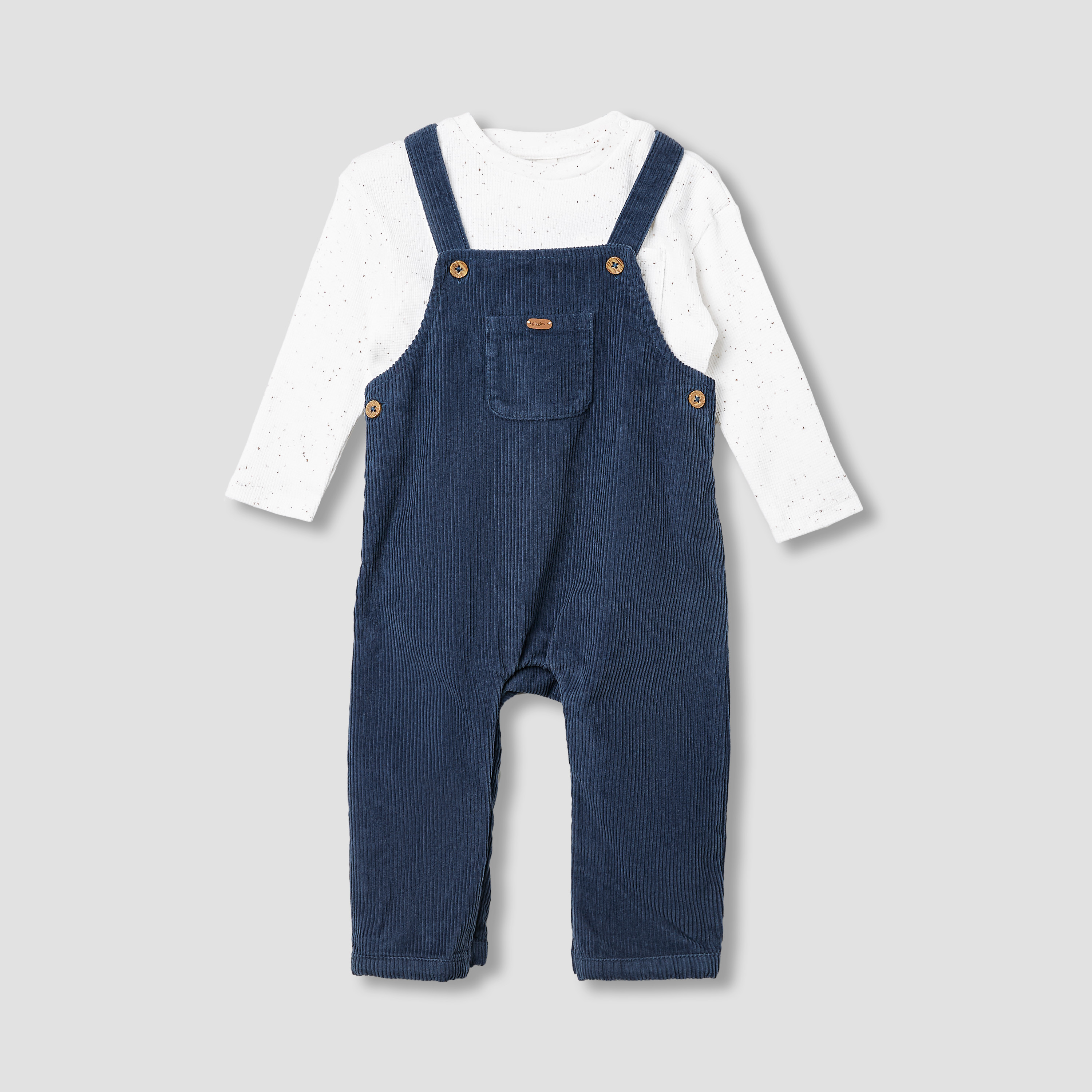 طقم تيشيرت ودنغري مضلع من جيجلز-baby-boys-clothing-winterwear-setsandcoords-image-7