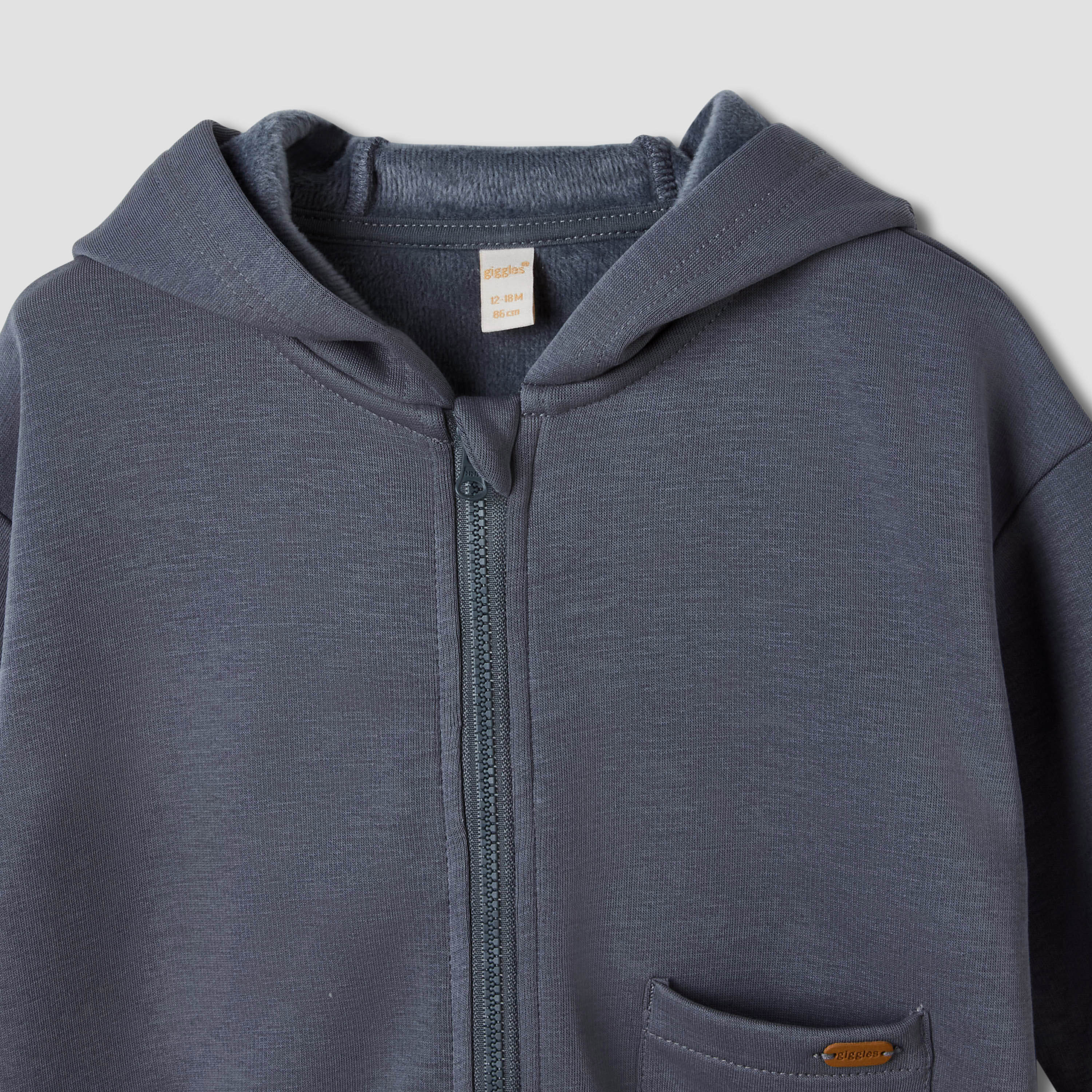 طقم بنطلون رياضي وهودي قطن بقبعة وأكمام طويلة وجيوب للأولاد من جيجلز-baby-boys-clothing-setsandcoords-image-4