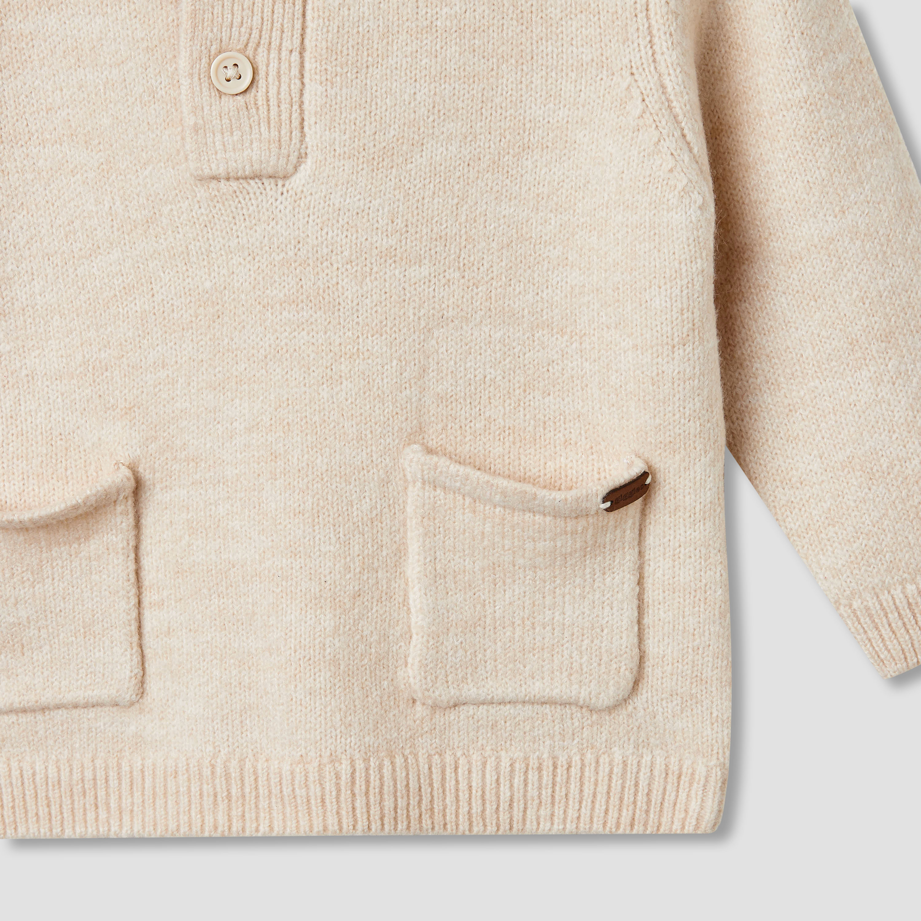 Giggles Textured Polo T-shirt and Pants Set-baby-boys-clothing-winterwear-setsandcoords-image-5