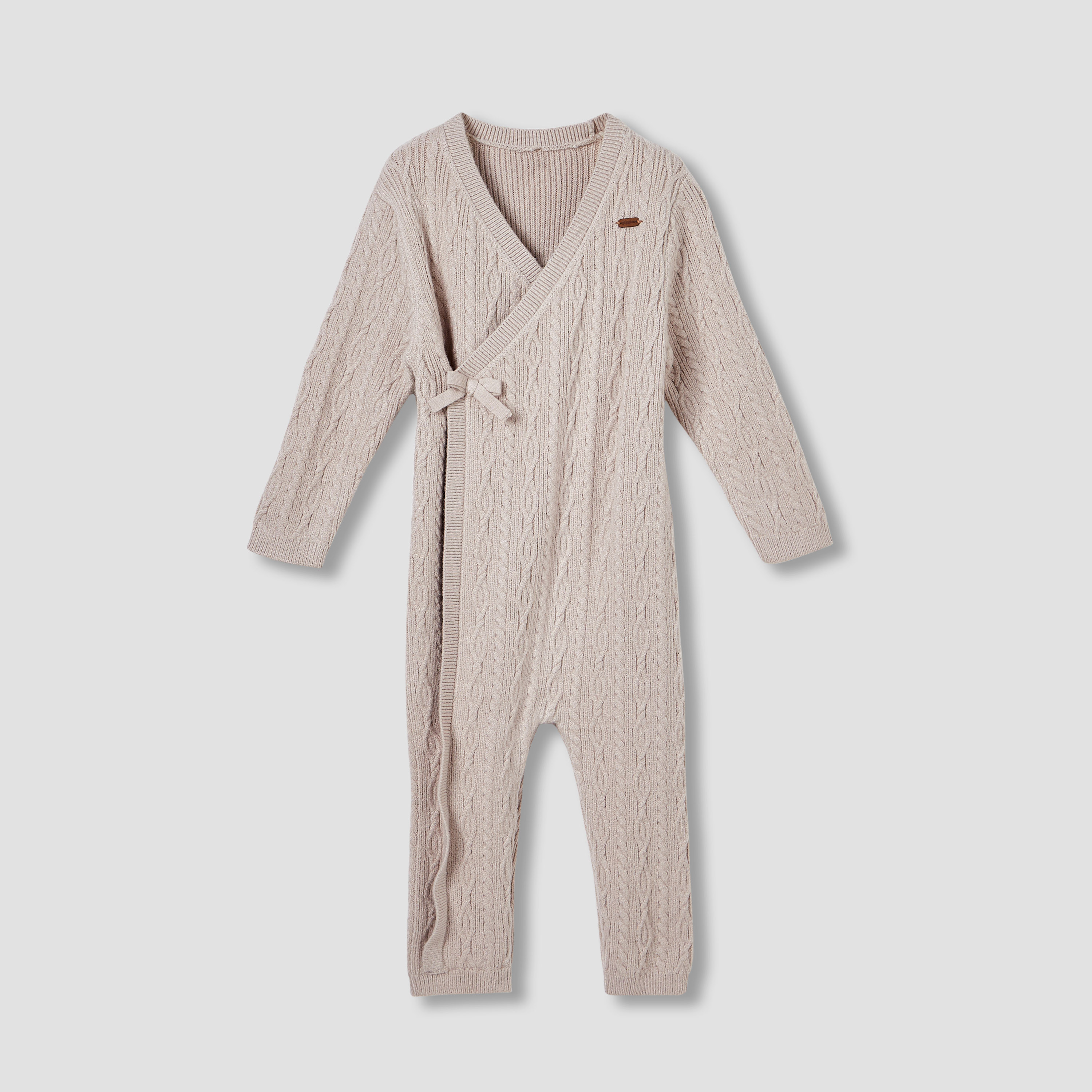 Giggles Cable Knit Romper with Long Sleeves-baby-boys-clothing-rompers-image-1