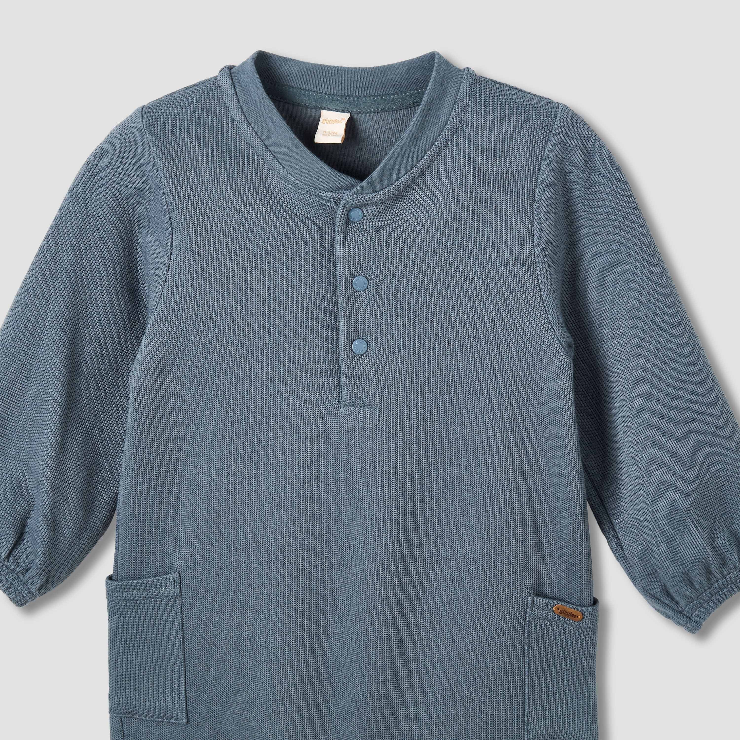 Giggles Henley Neck Long Sleeves Romper with Pockets-baby-boys-clothing-rompers-image-4
