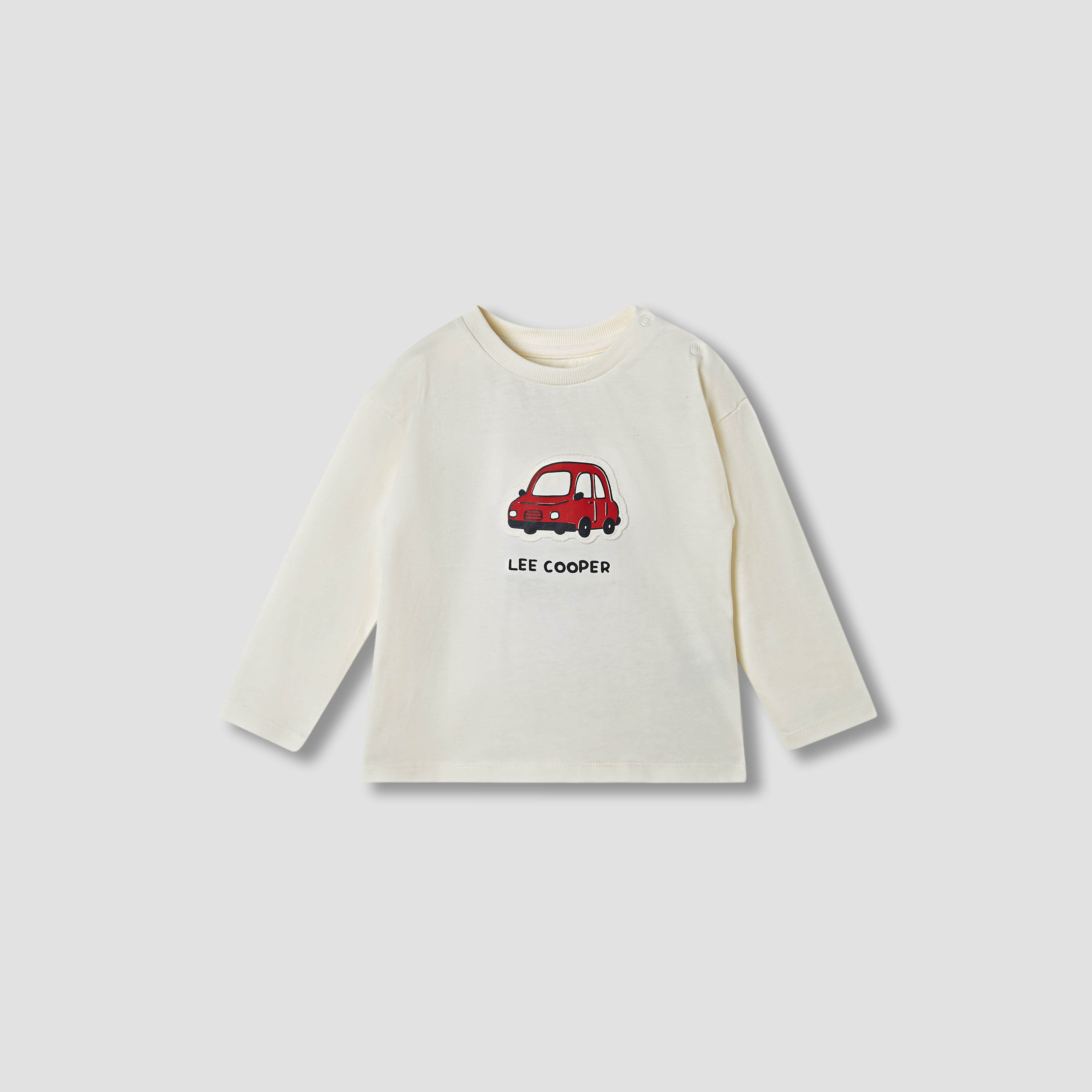 Lee Cooper Car Applique T-shirt with Long Sleeves-baby-boys-clothing-tshirtsandpolos-image-1