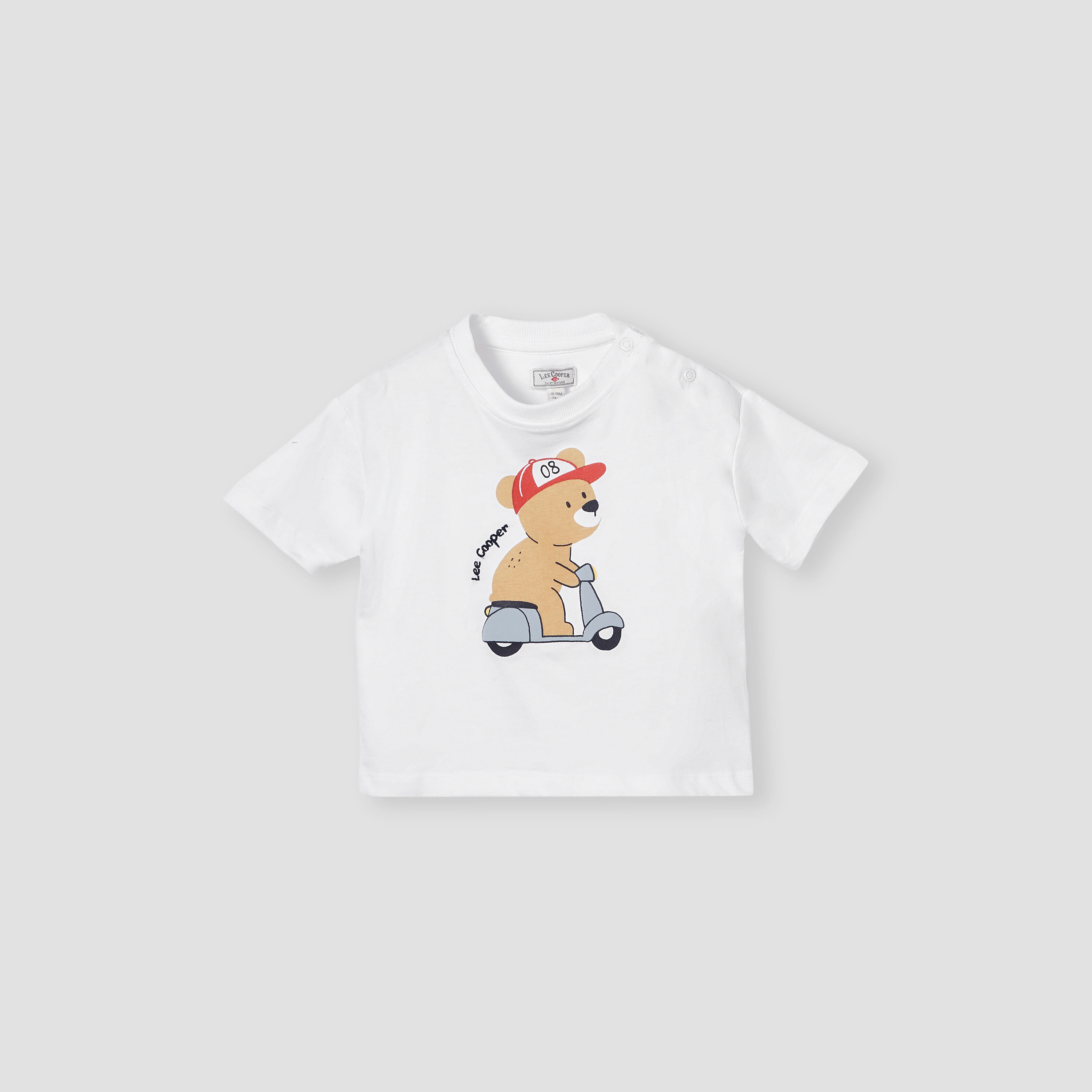 Lee Cooper Bear Print T-shirt and Shorts Set-baby-boys-clothing-setsandcoords-image-2