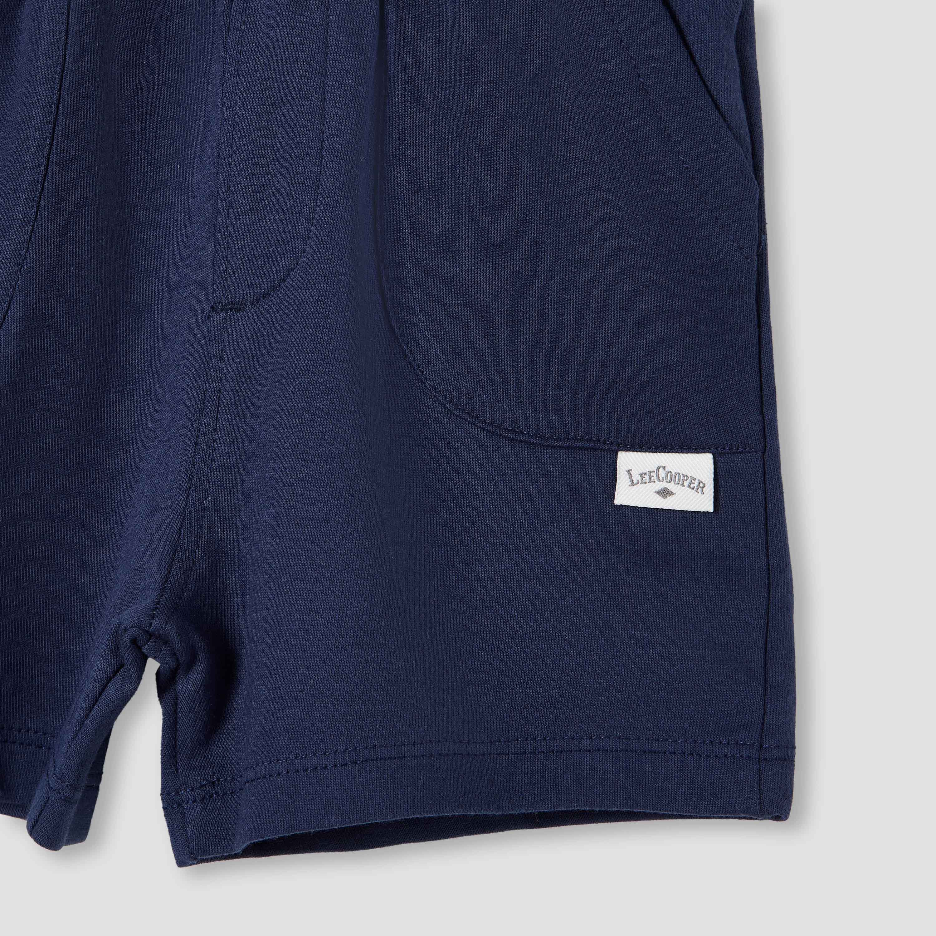 Lee Cooper Bear Print T-shirt and Shorts Set-baby-boys-clothing-setsandcoords-image-7
