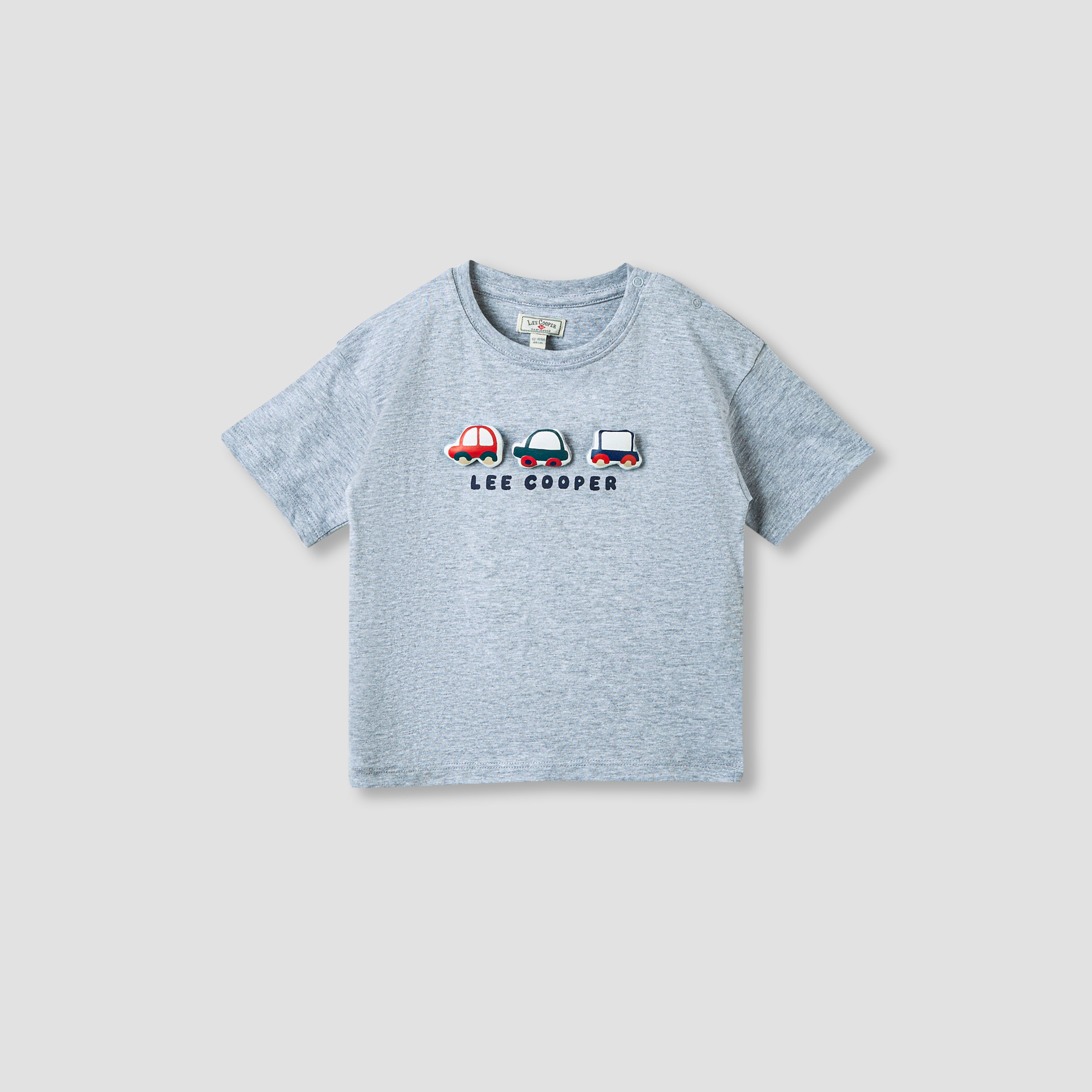 Lee Cooper Car Applique T-shirt and Joggers Set-baby-boys-clothing-setsandcoords-image-2