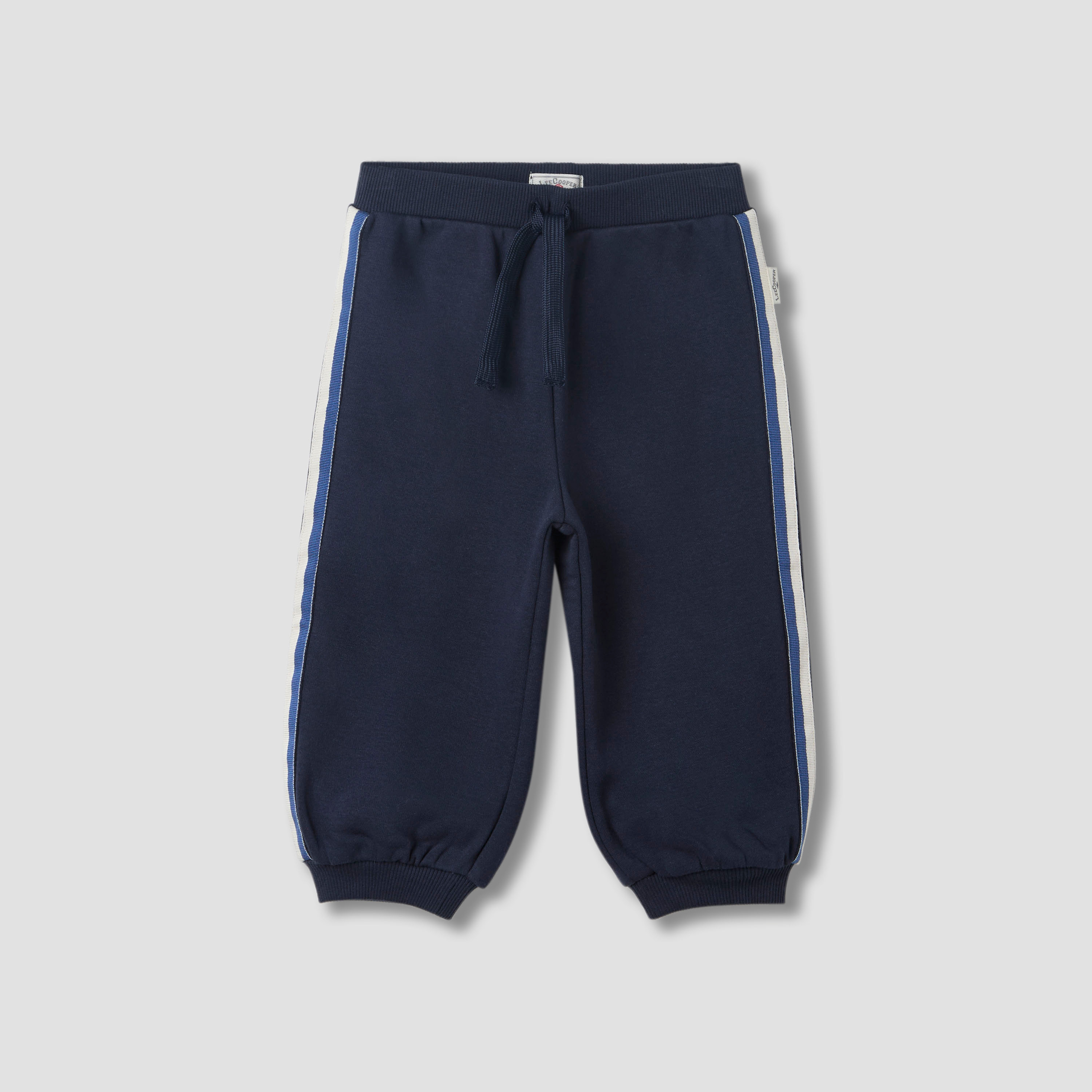 Lee Cooper Logo Print Bomber Jacket and Jogger Set-baby-boys-clothing-winterwear-setsandcoords-image-3