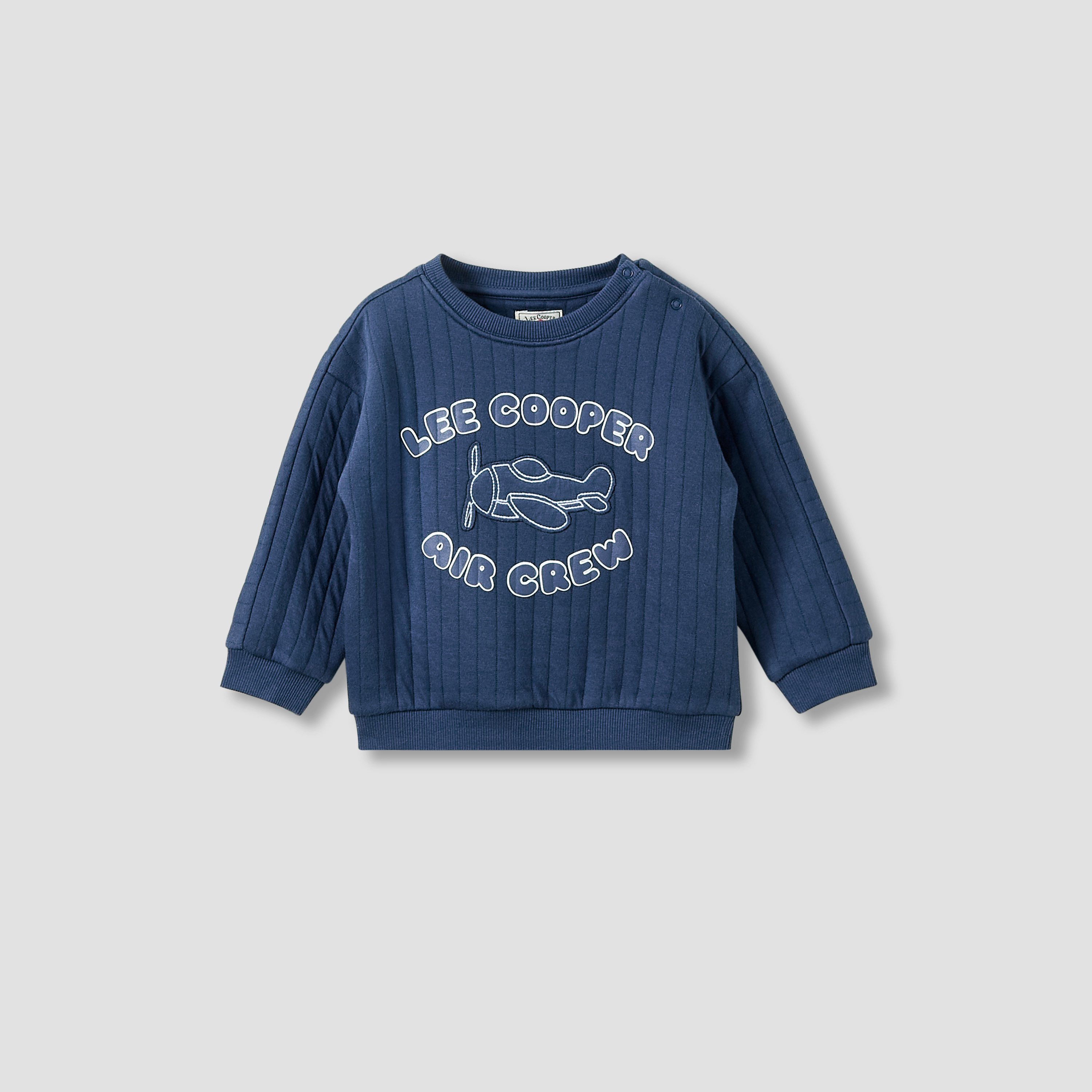 Lee Cooper Boys Sweatshirt and Joggers Set with Print - Cotton - Long Sleeves - Crew Neck-baby-boys-clothing-winterwear-setsandcoords-image-2