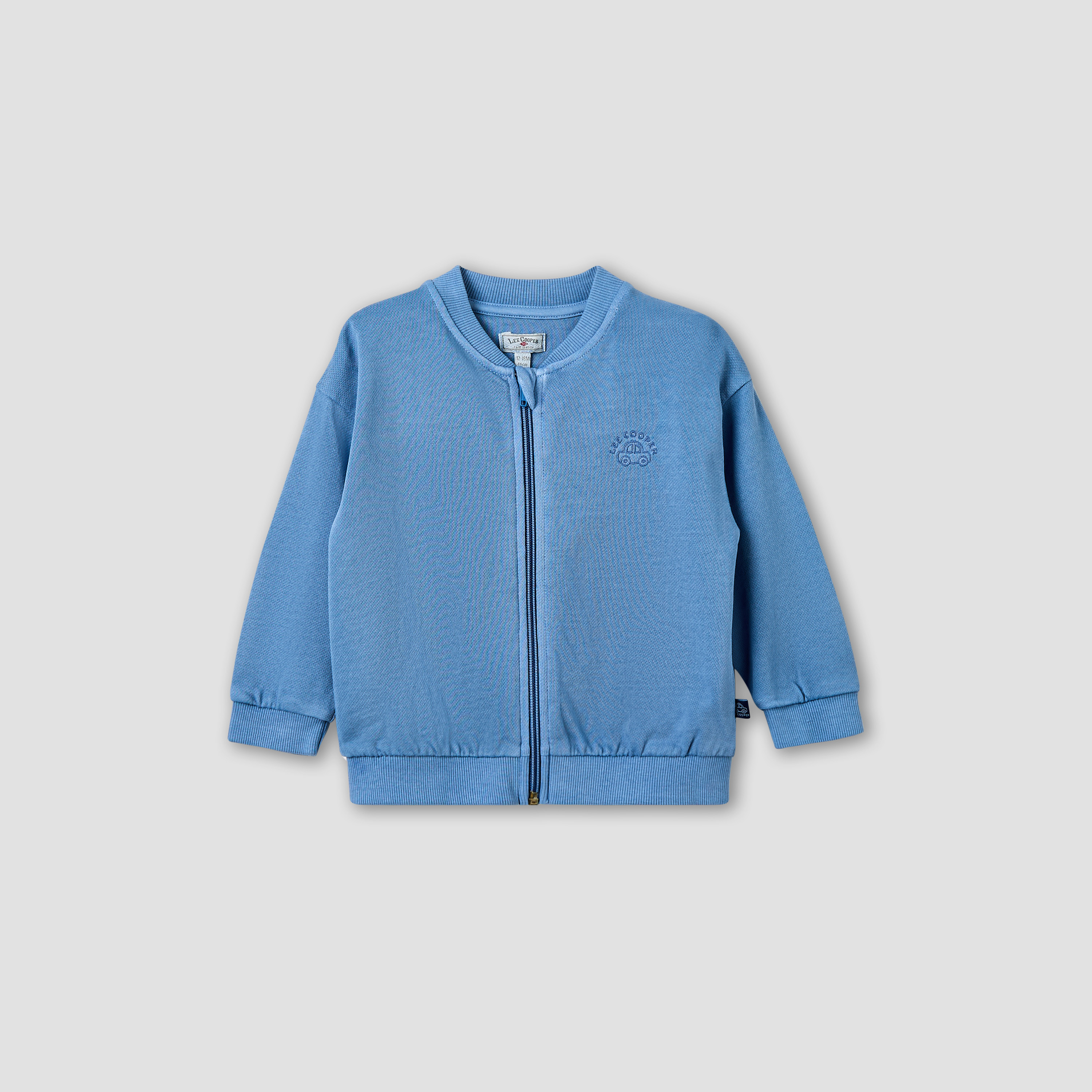 طقم بنطلون رياضي وجاكيت قطن بأكمام طويلة وتفاصيل شعار للأولاد من لي كوبر-baby-boys-clothing-setsandcoords-image-5