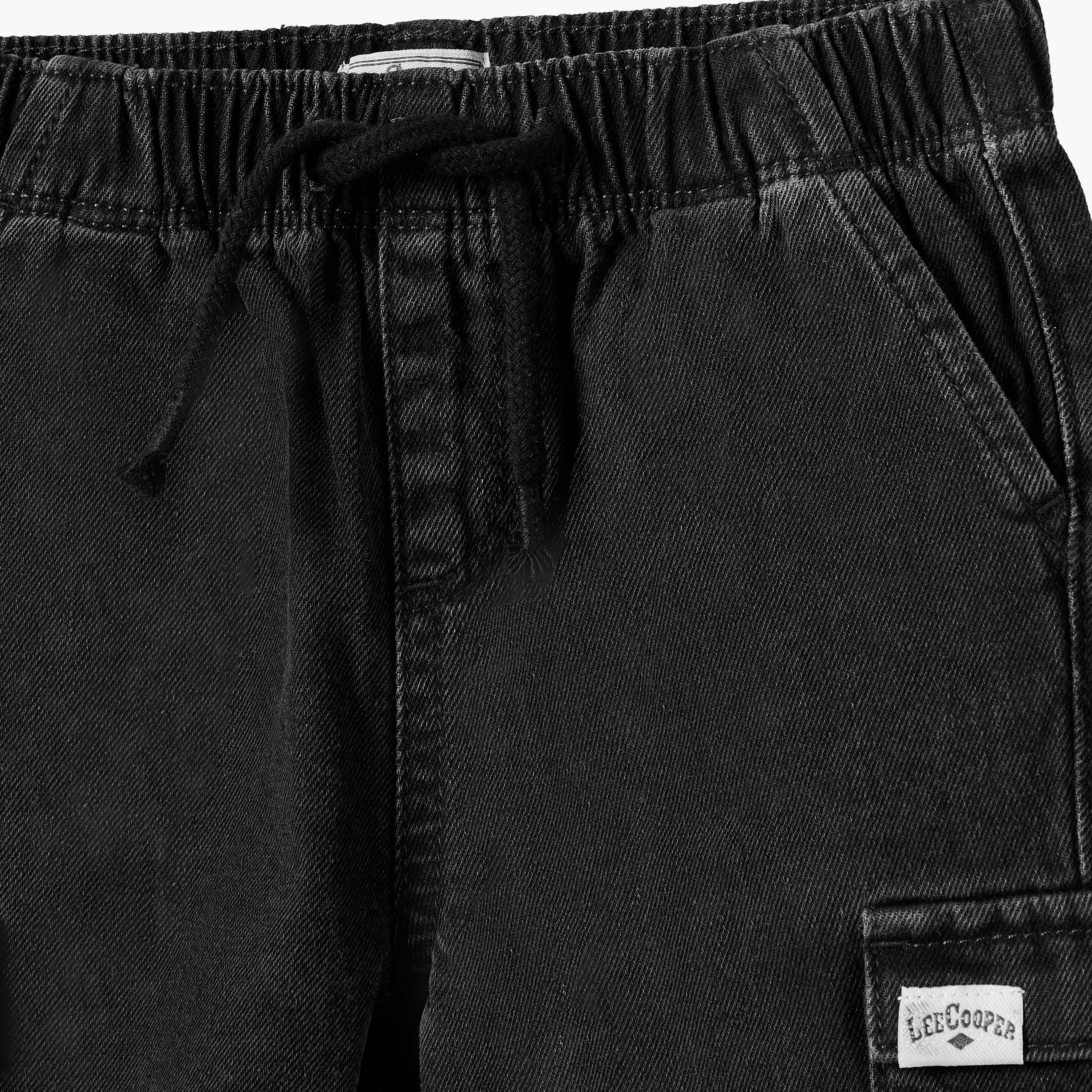 Lee Cooper Boys' Regular Fit Denim Shorts-baby-boys-clothing-bottoms-shorts-image-3