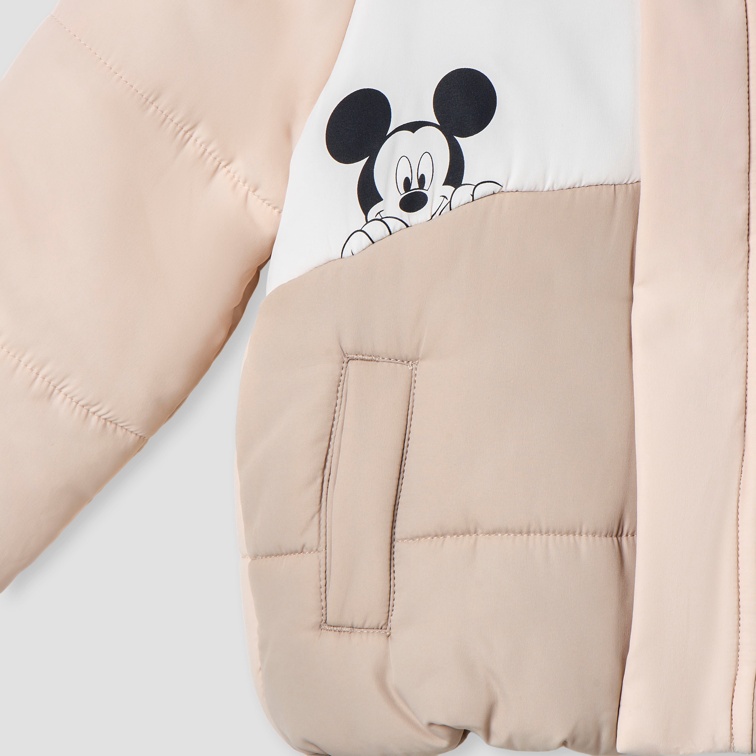 Disney Mickey Mouse Print Hooded Jacket with Long Sleeves-baby-boys-clothing-jacketsandblazers-image-3