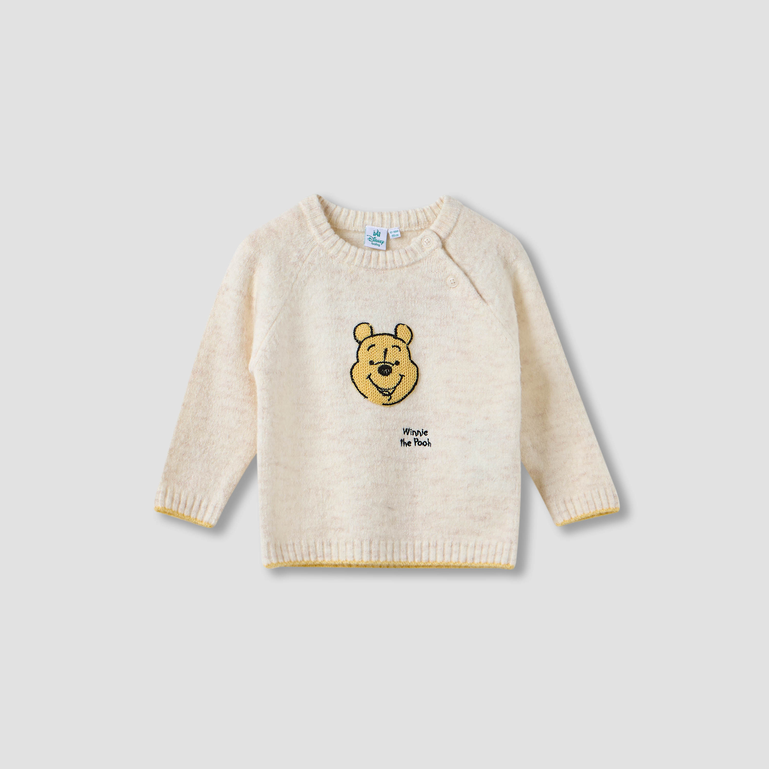 Disney Winnie the Pooh Embroidered Sweater and Pants Set-baby-boys-clothing-winterwear-setsandcoords-image-2