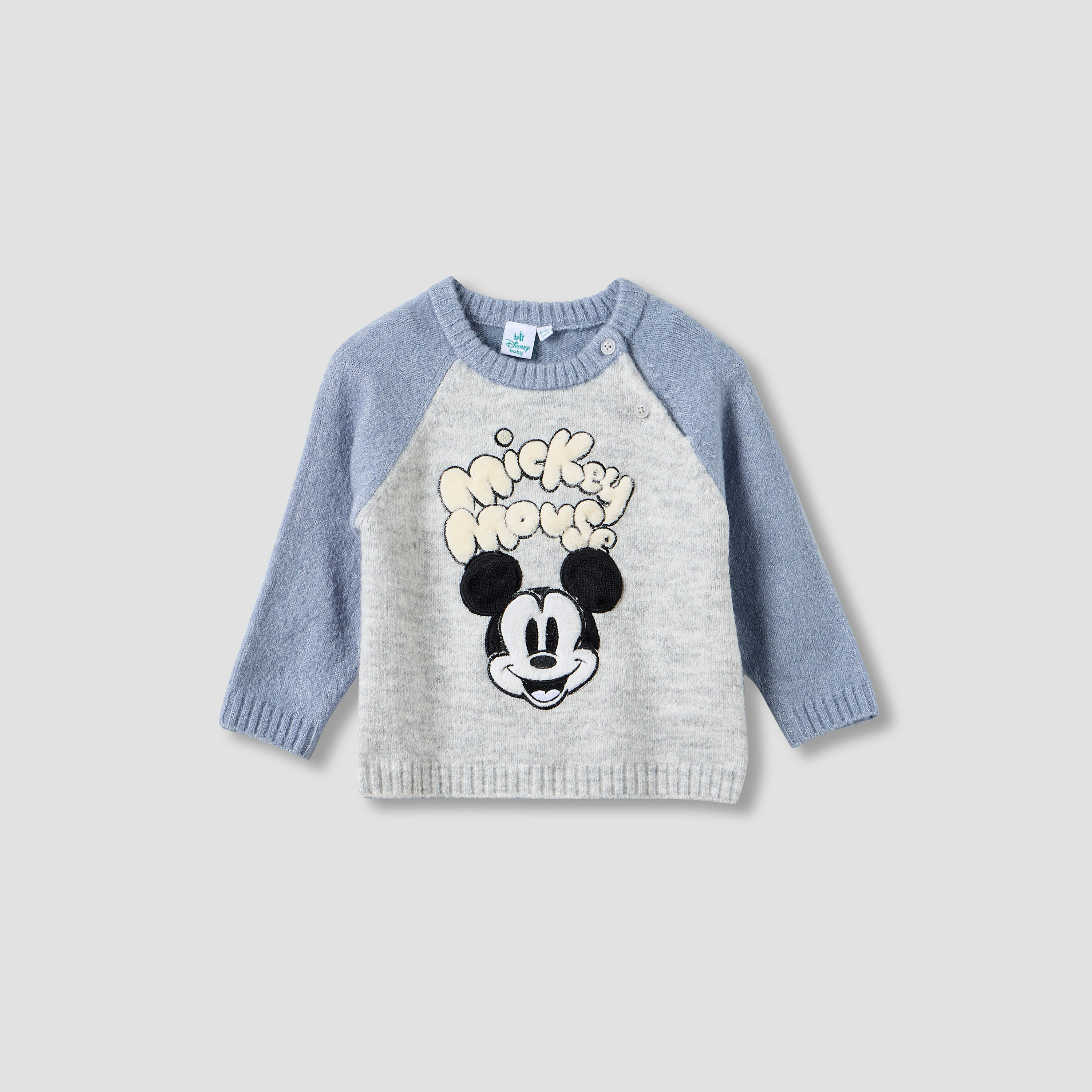 Disney Mickey Mouse Applique Sweater and Pants Set-baby-boys-clothing-winterwear-setsandcoords-image-2