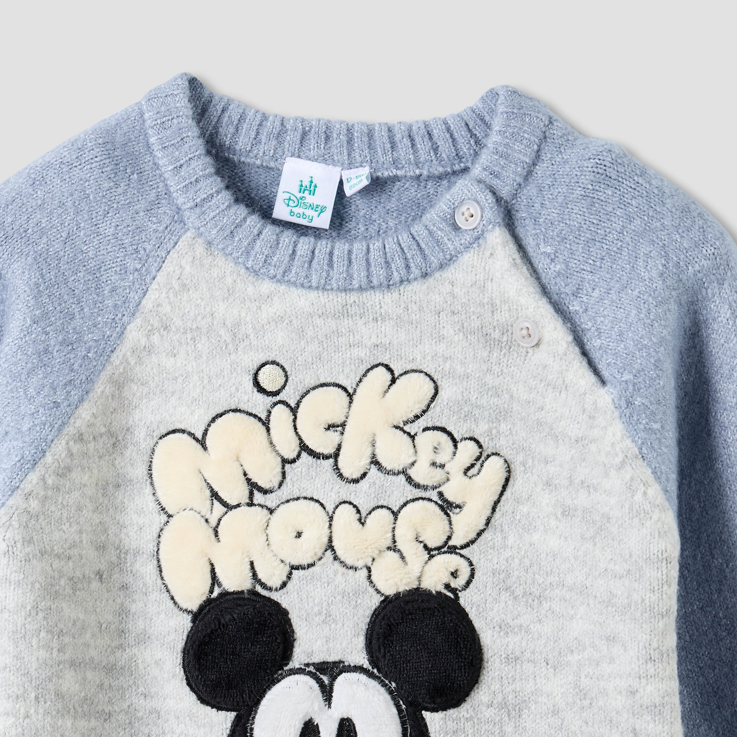 Disney Mickey Mouse Applique Sweater and Pants Set-baby-boys-clothing-winterwear-setsandcoords-image-4