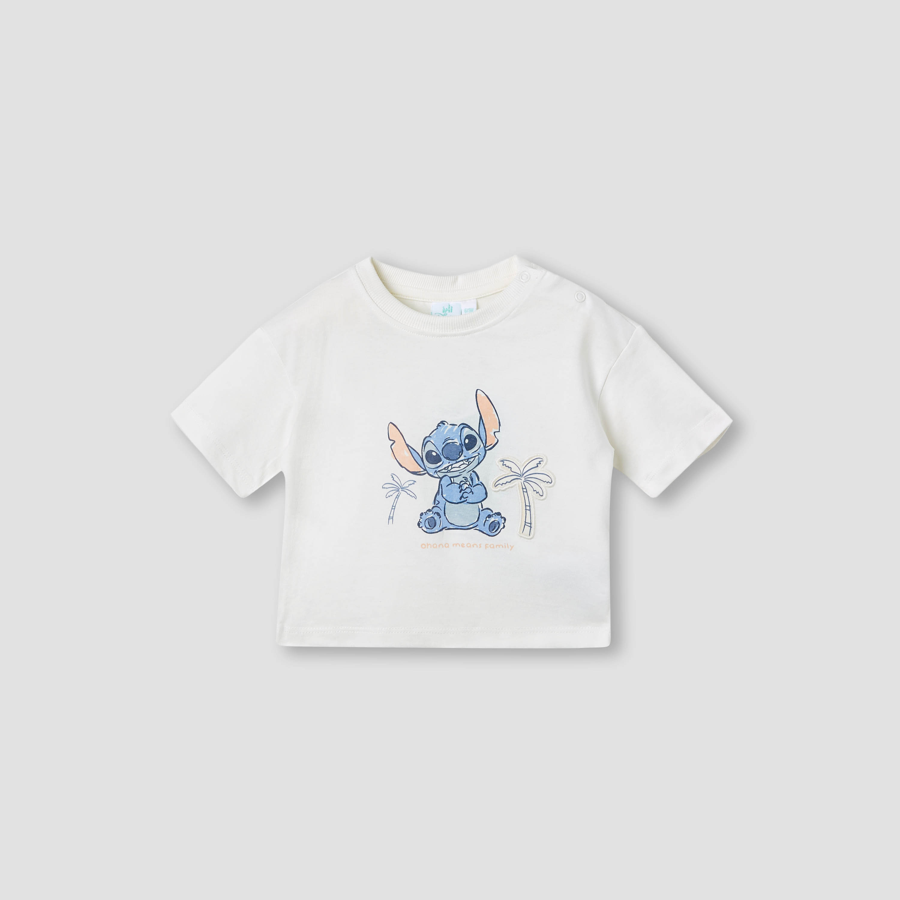 Disney Stitch Print T-shirt and Shorts Set-baby-boys-clothing-setsandcoords-image-2