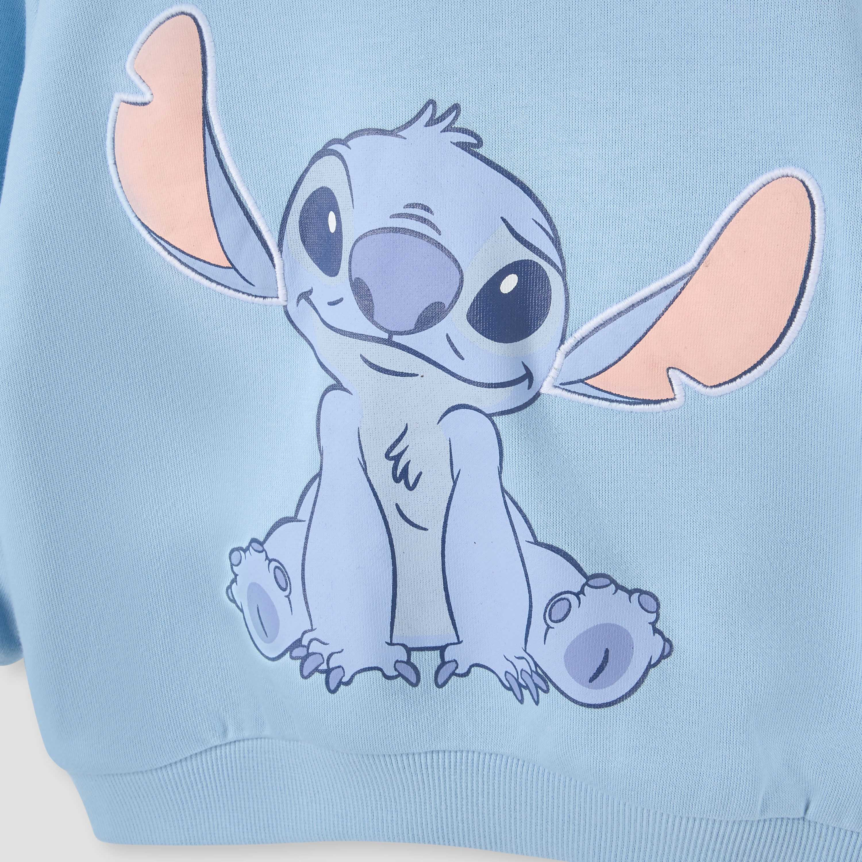 Disney Stitch Print Sweatshirt and Joggers Set-baby-boys-clothing-setsandcoords-image-5