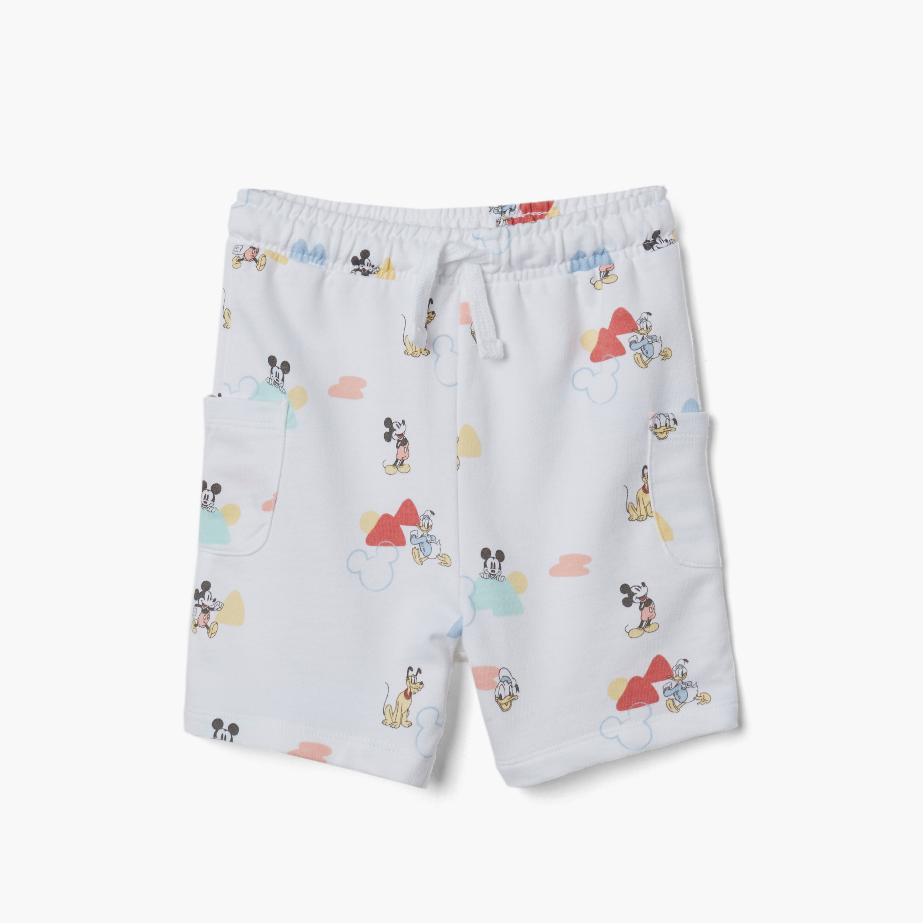 طقم شورت وهودي بطبعات ميكي ماوس ودونالد داك من ديزني-baby-boys-clothing-setsandcoords-image-3