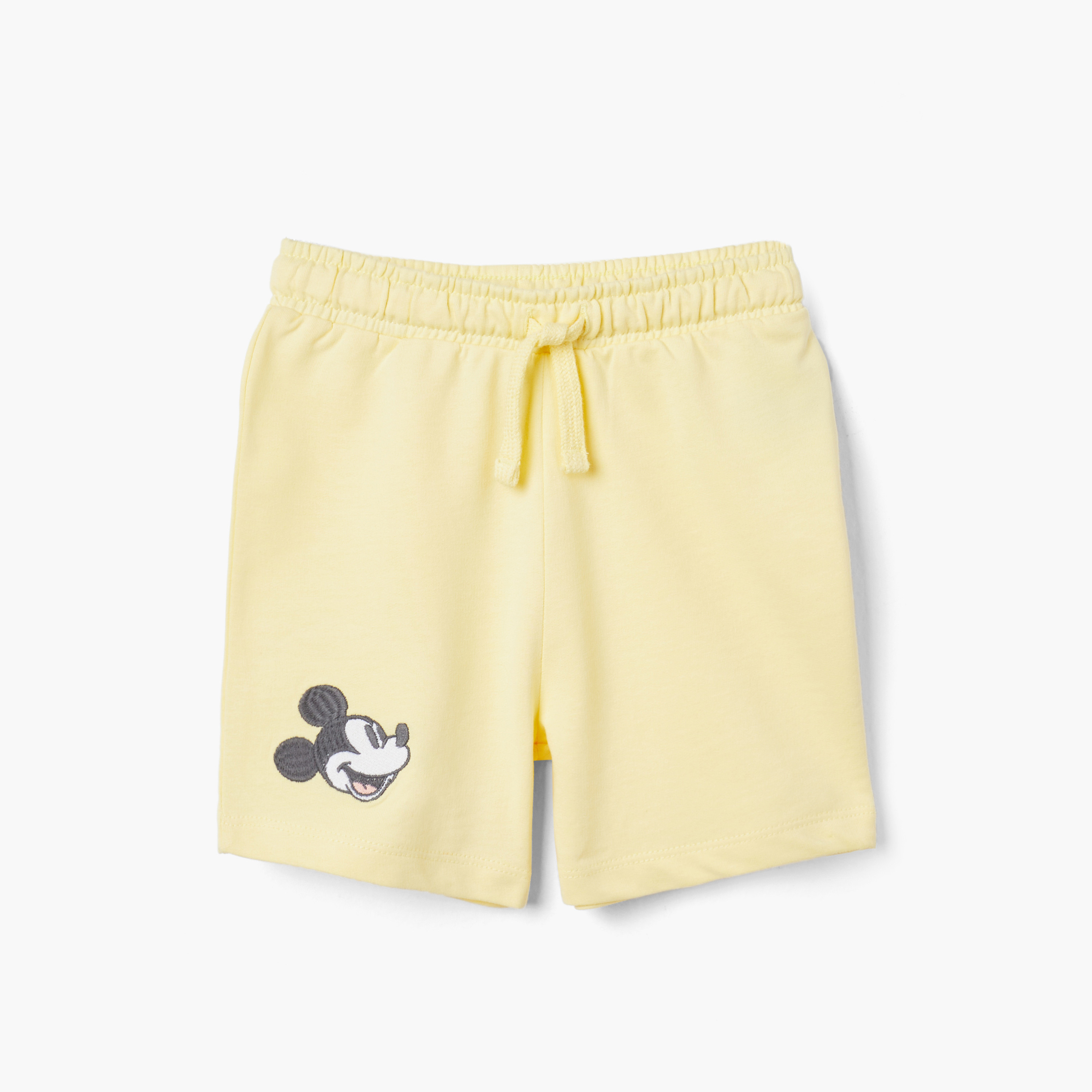 طقم شورت وتيشيرت بطبعات ميكي ماوس وبلوتو من ديزني-baby-boys-clothing-setsandcoords-image-4