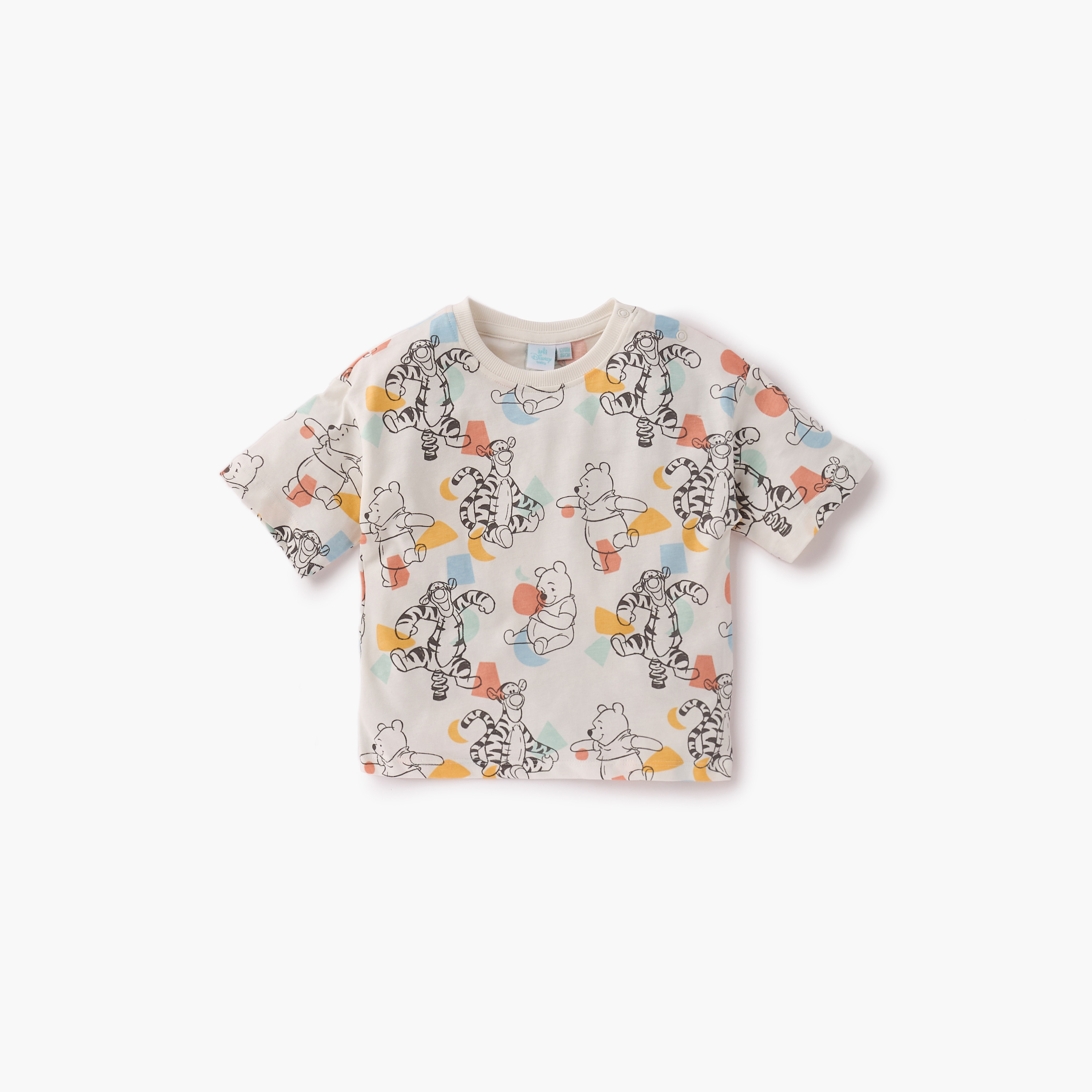 Disney All-Over Winnie The Pooh Print T-shirt and Shorts Set-baby-boys-clothing-setsandcoords-image-2