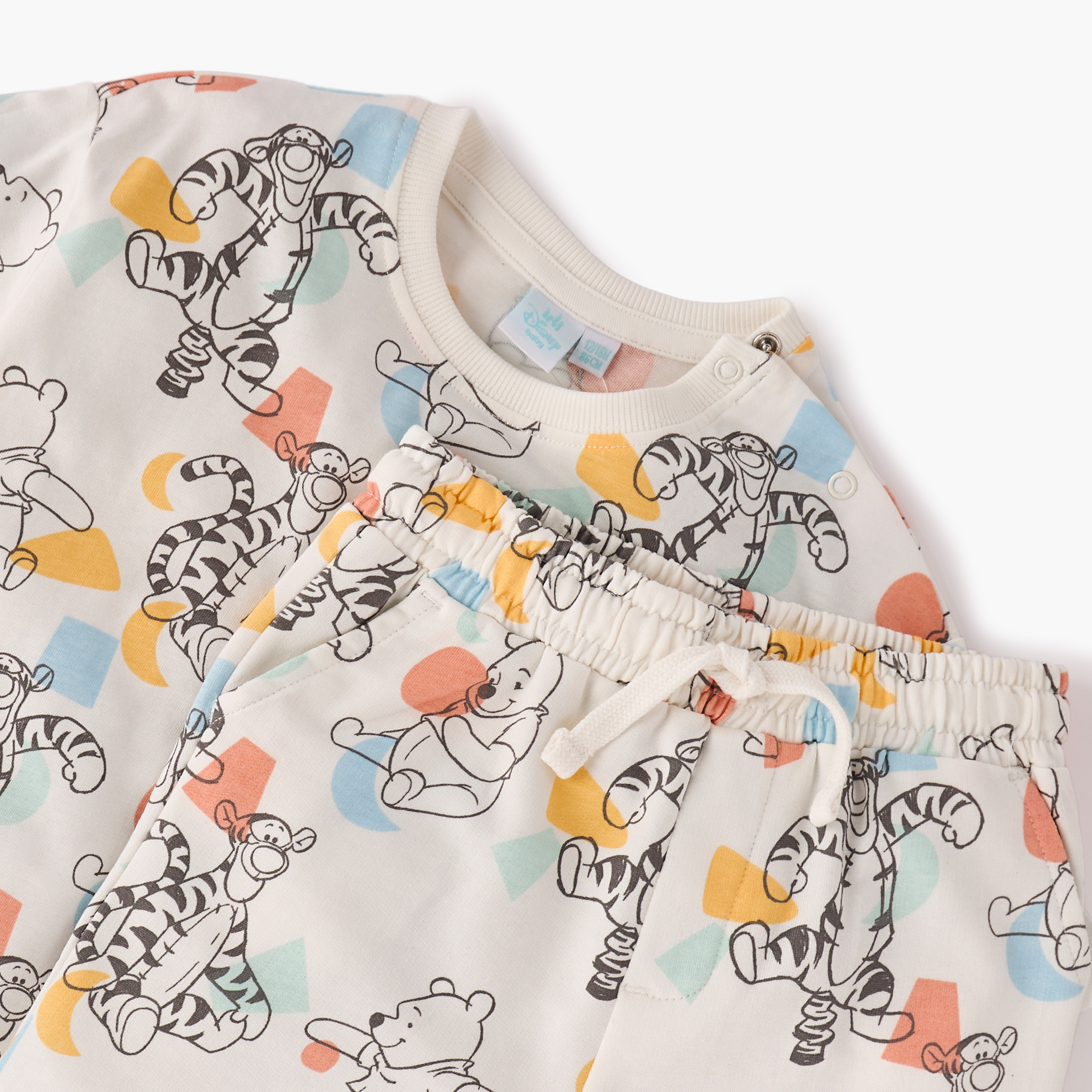 Disney All-Over Winnie The Pooh Print T-shirt and Shorts Set-baby-boys-clothing-setsandcoords-image-4