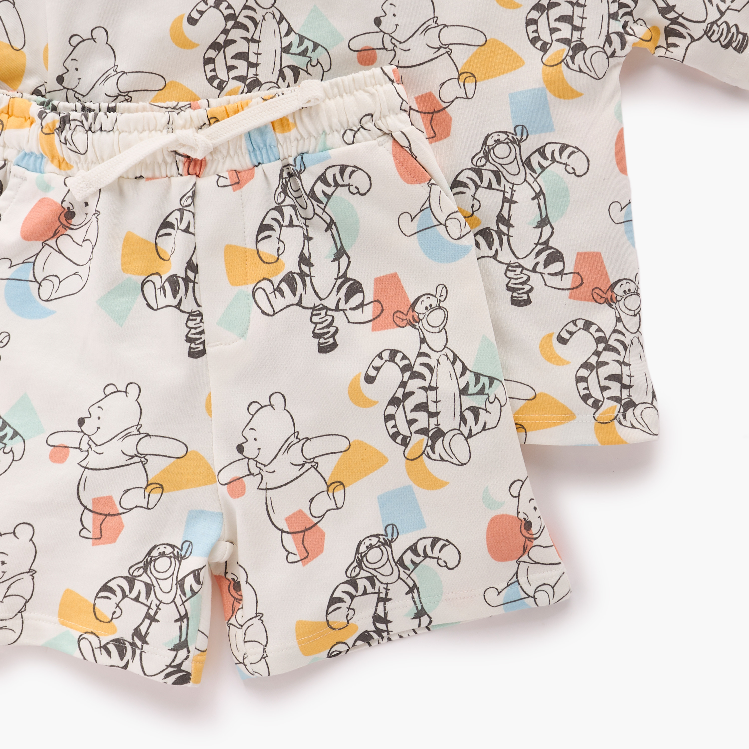 Disney All-Over Winnie The Pooh Print T-shirt and Shorts Set-baby-boys-clothing-setsandcoords-image-5