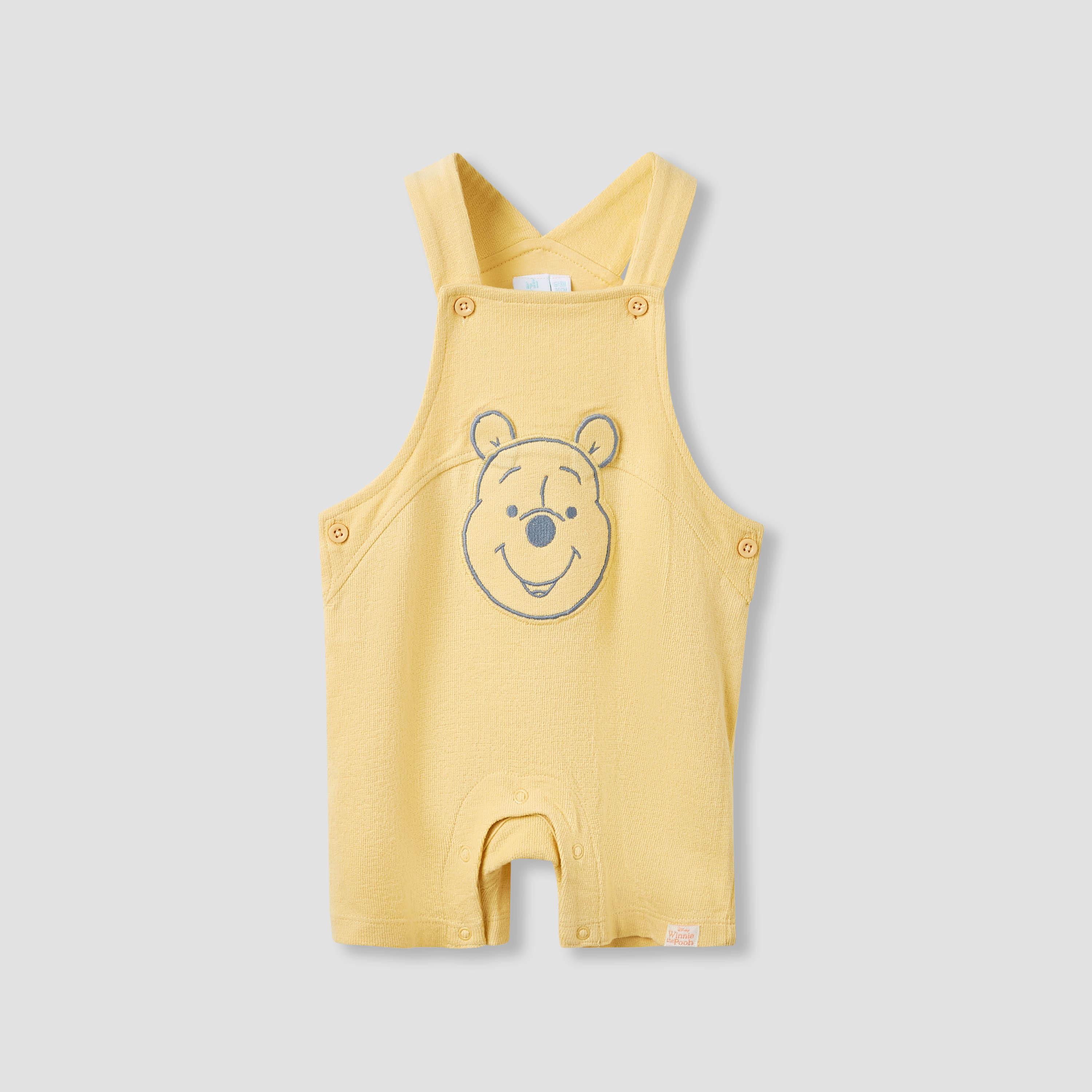 Disney Winnie-the-Pooh Embroidered Dungaree and T-Shirt Set-baby-boys-clothing-setsandcoords-image-2