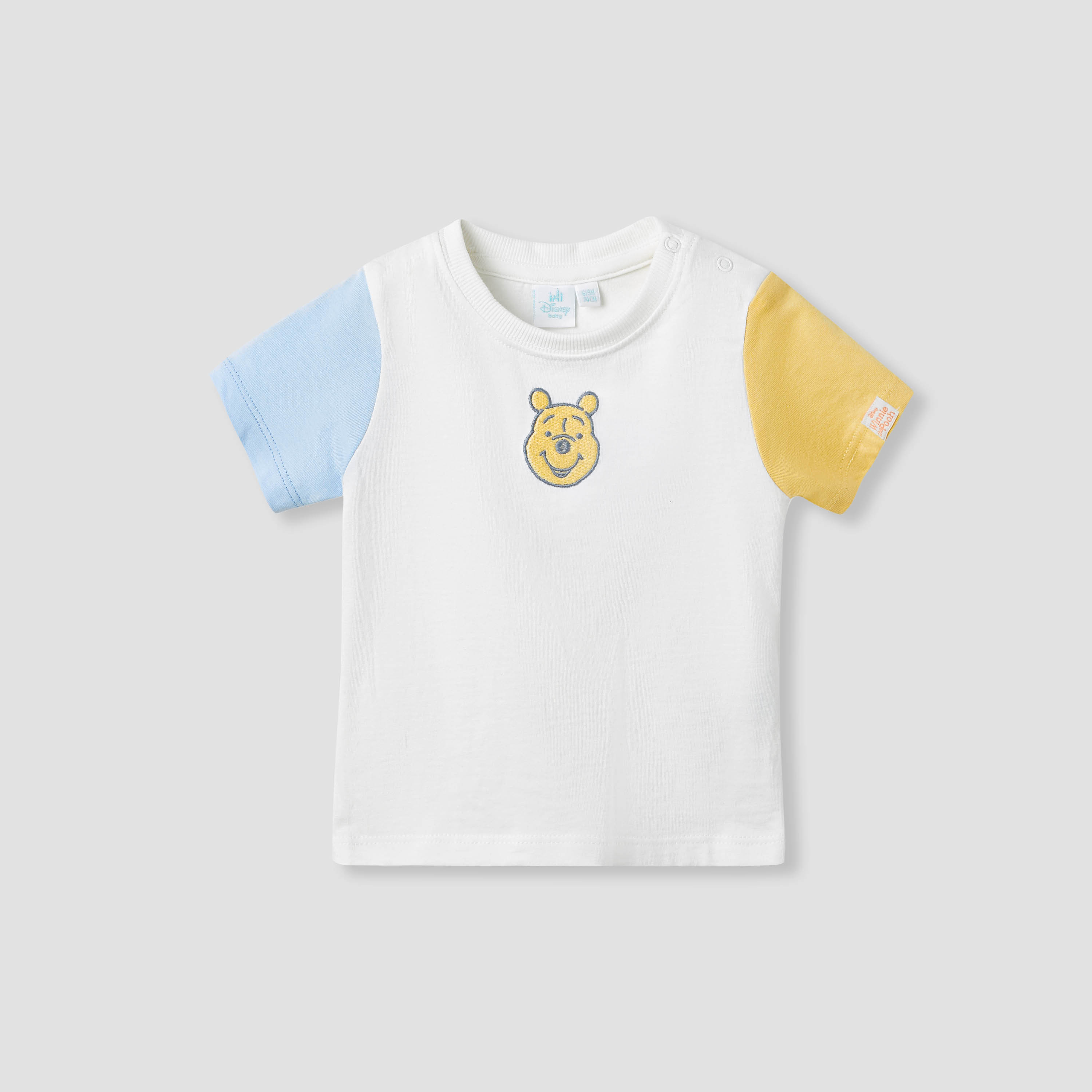 Disney Winnie-the-Pooh Embroidered Dungaree and T-Shirt Set-baby-boys-clothing-setsandcoords-image-3