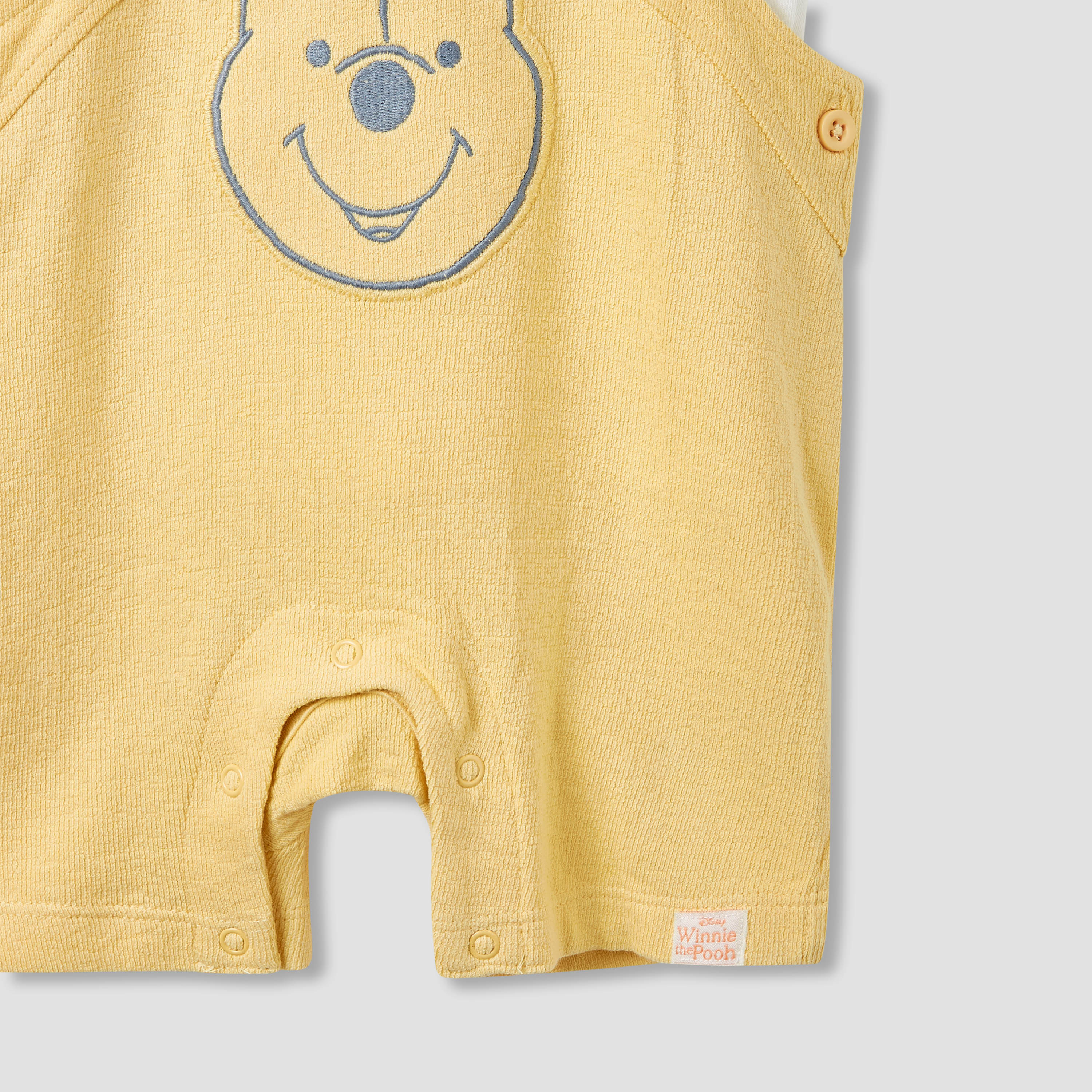 Disney Winnie-the-Pooh Embroidered Dungaree and T-Shirt Set-baby-boys-clothing-setsandcoords-image-5