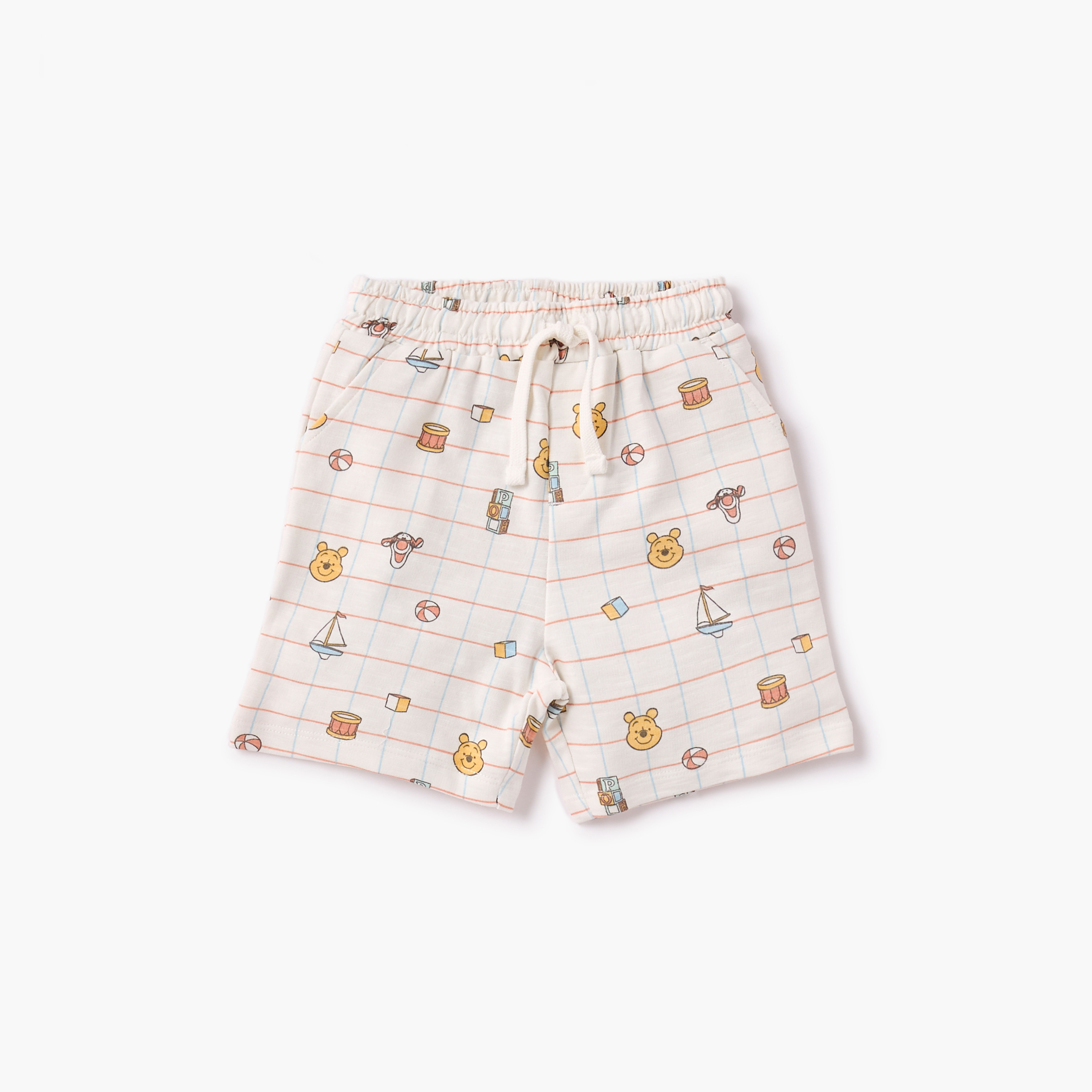 Disney All-Over Winnie The Pooh Print Polo T-shirt and Shorts Set-baby-boys-clothing-setsandcoords-image-4