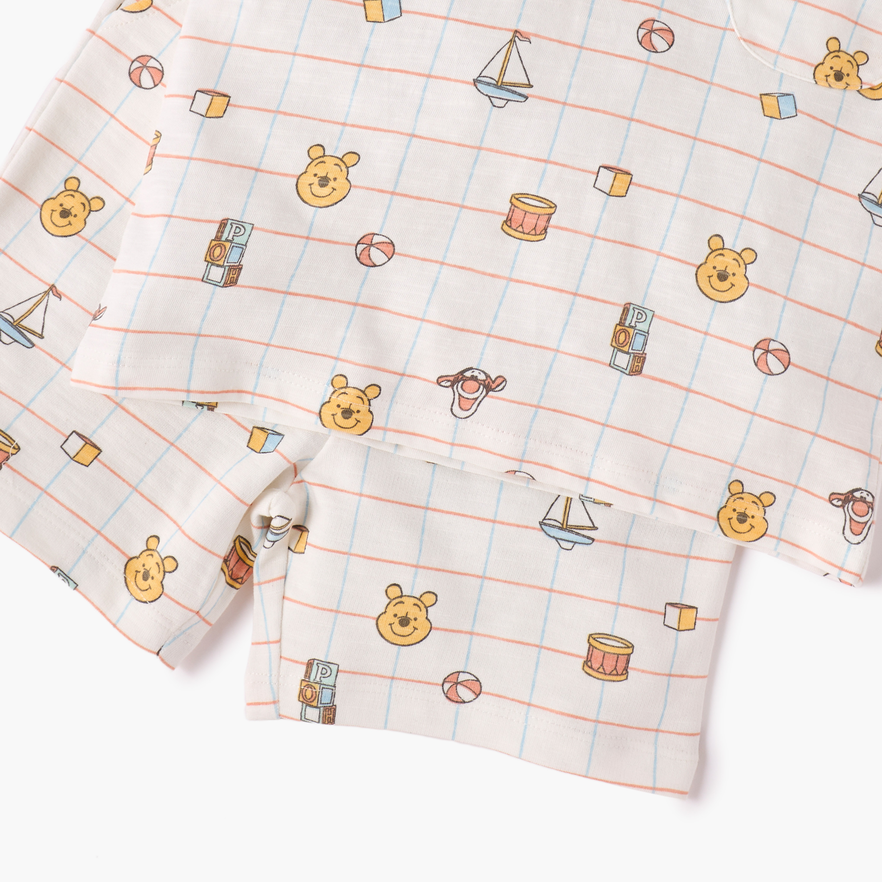 Disney All-Over Winnie The Pooh Print Polo T-shirt and Shorts Set-baby-boys-clothing-setsandcoords-image-6