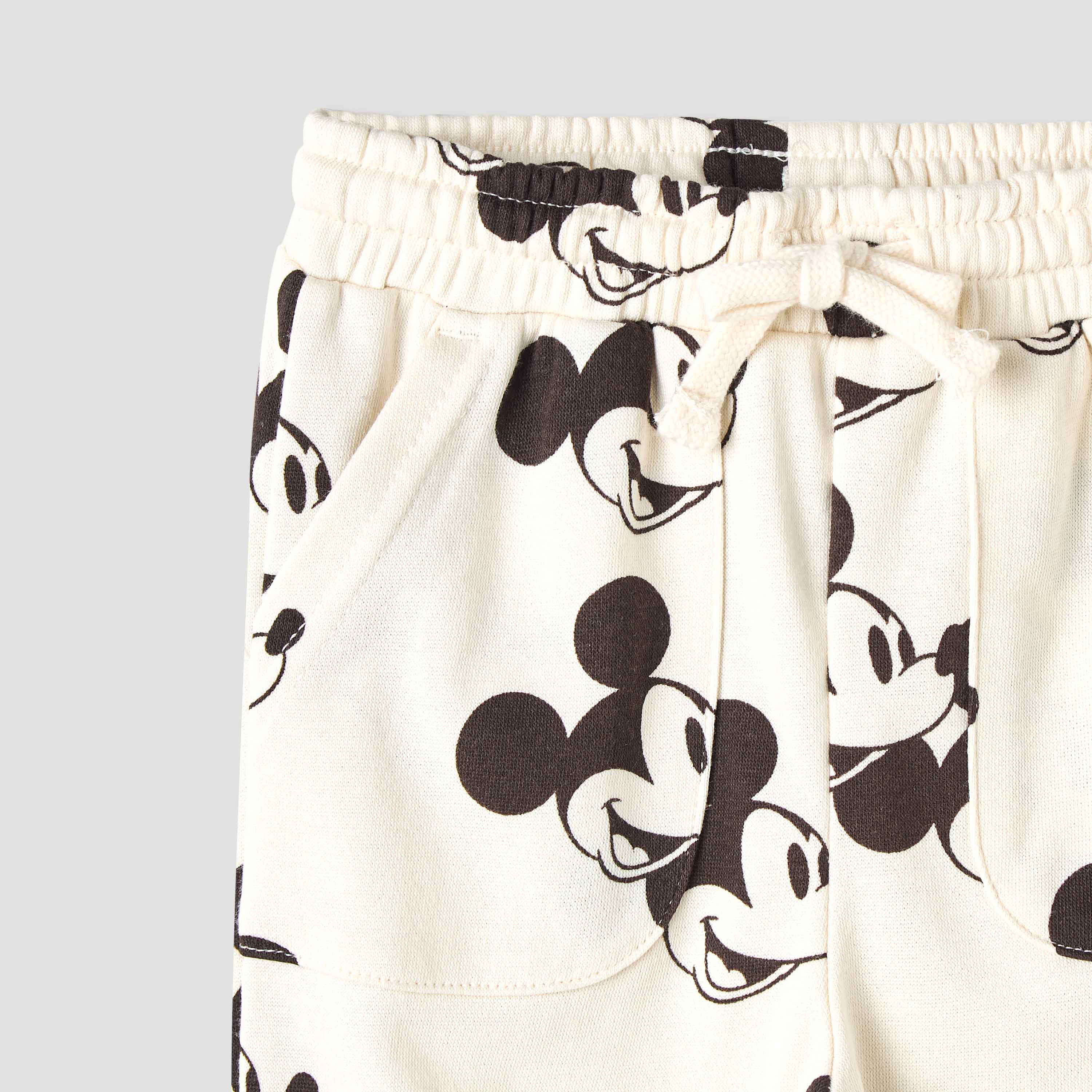 Disney Boys Sweatshirt and Joggers Set with Mickey Mouse Print - Cotton - Long Sleeves-baby-boys-clothing-winterwear-setsandcoords-image-6