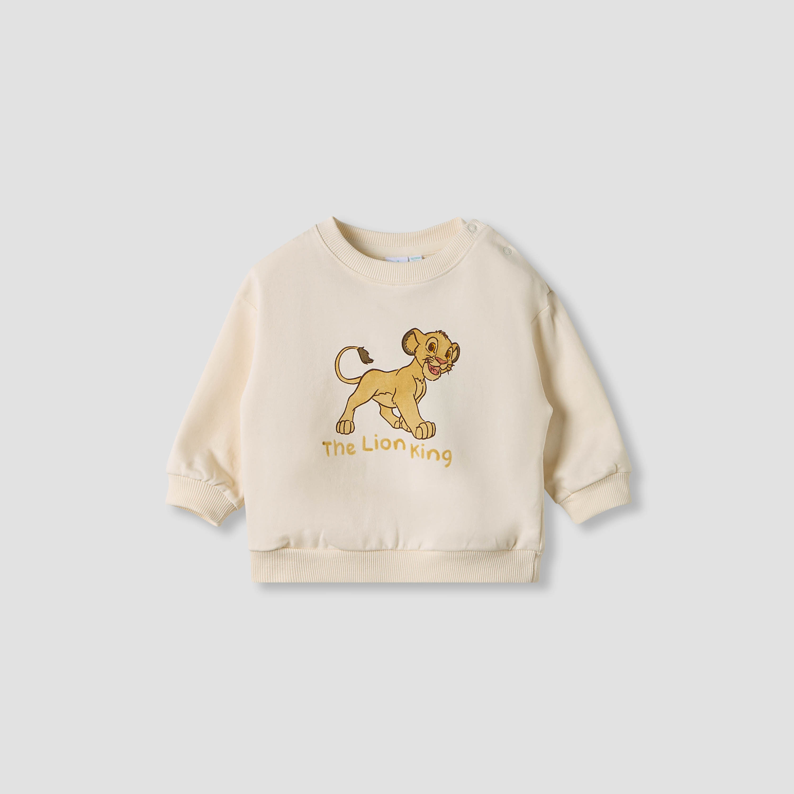 Disney Boys Sweatshirt and Joggers Set with Lion King Print - Cotton - Long Sleeves - Crew Neck-baby-boys-clothing-winterwear-setsandcoords-image-2