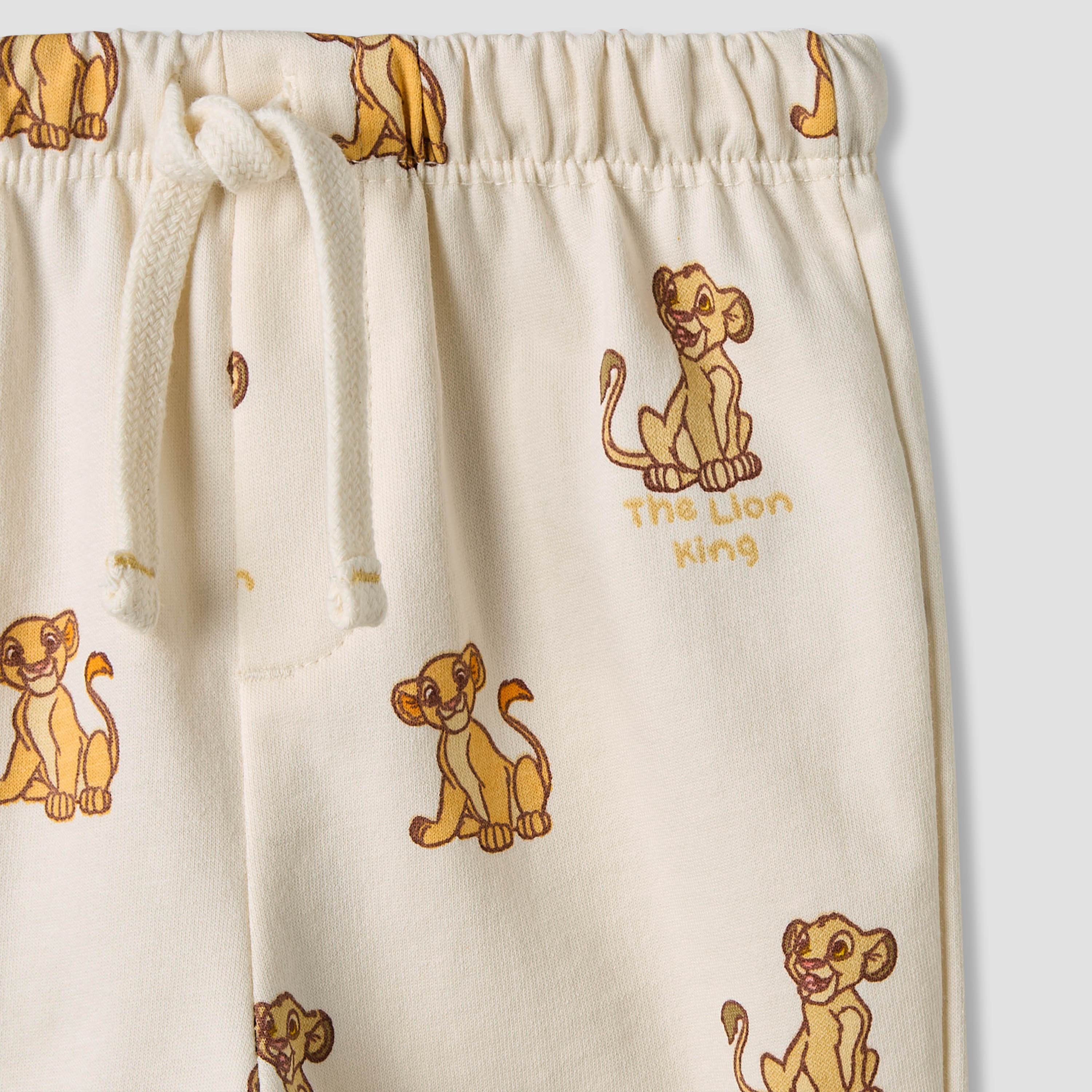 Disney Boys Sweatshirt and Joggers Set with Lion King Print - Cotton - Long Sleeves - Crew Neck-baby-boys-clothing-winterwear-setsandcoords-image-6