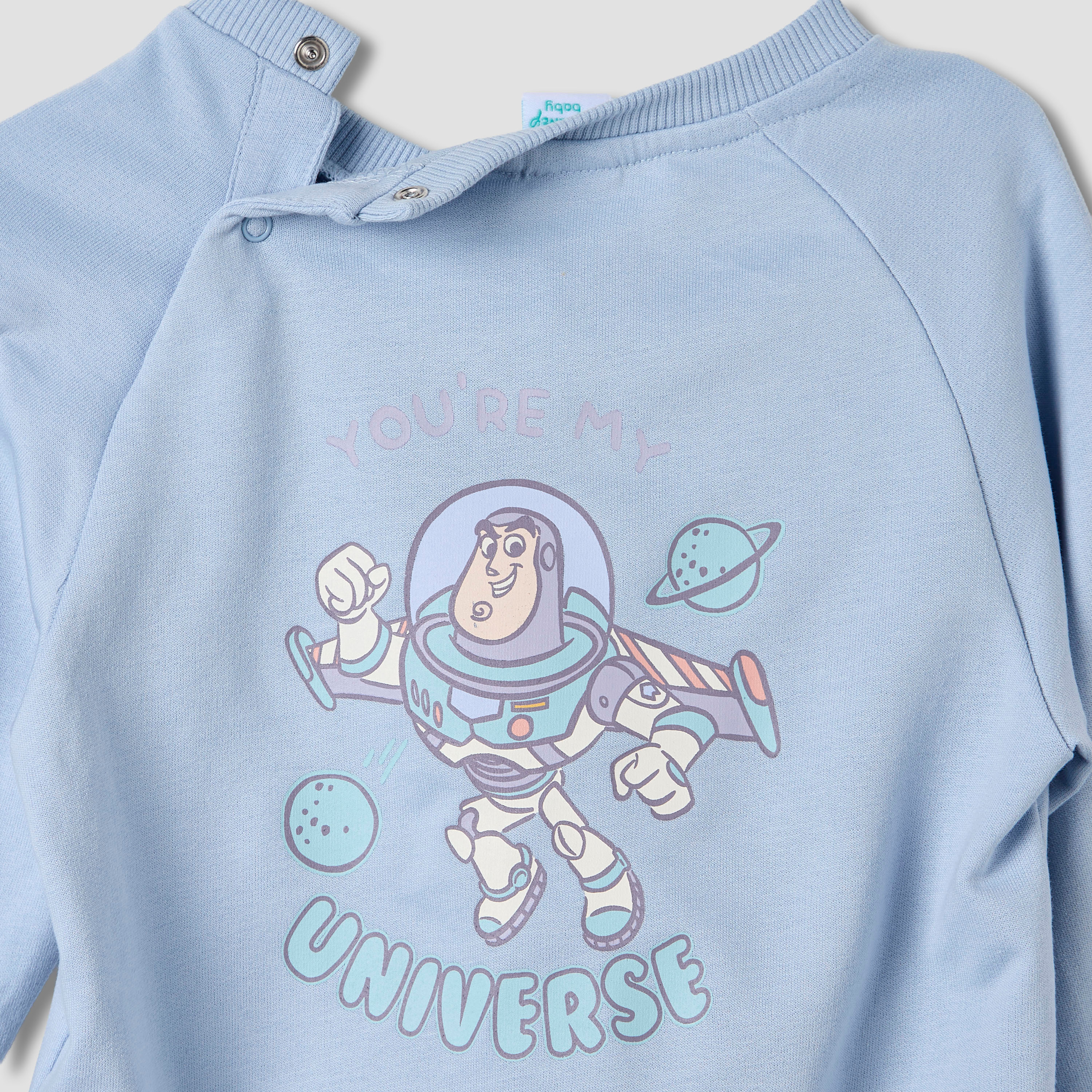 Buzz Lightyear Print Sweatshirt and Jogger Set-baby-boys-clothing-winterwear-setsandcoords-image-6