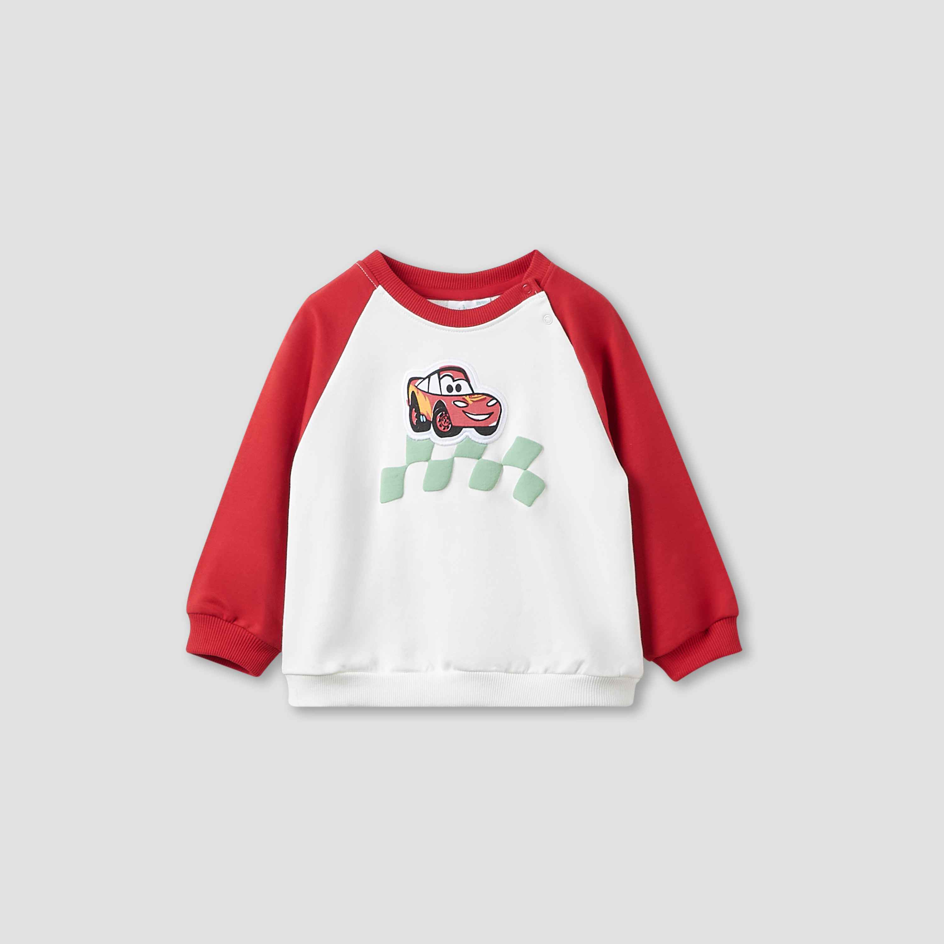 Disney Boys Sweatshirt and Joggers Set with Lightning McQueen Print - Cotton - Long Sleeves-baby-boys-clothing-setsandcoords-image-2