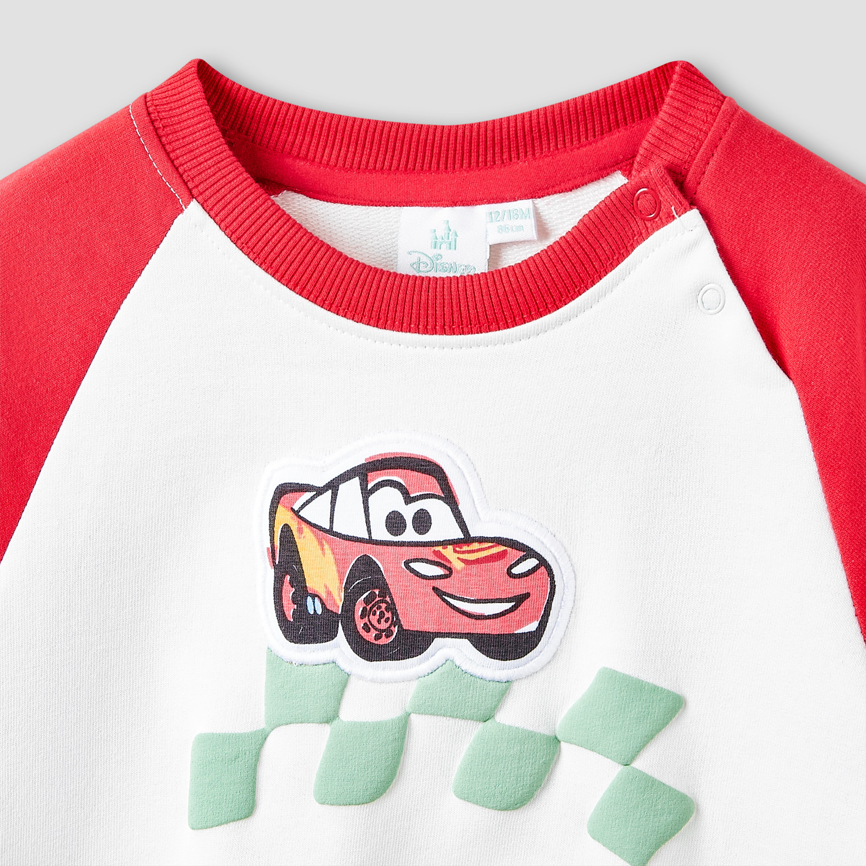 Disney Boys Sweatshirt and Joggers Set with Lightning McQueen Print - Cotton - Long Sleeves-baby-boys-clothing-setsandcoords-image-4