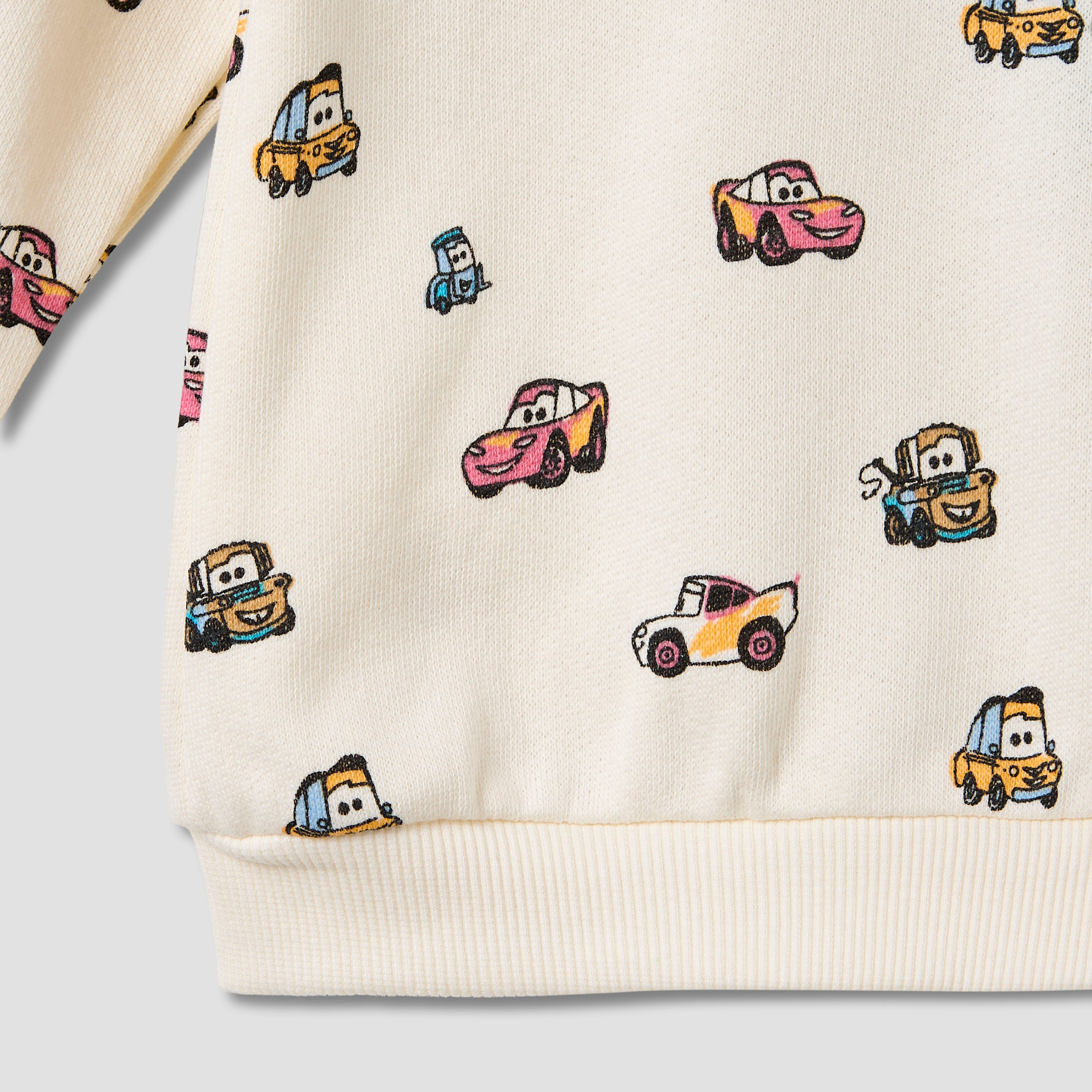 Disney Cars Print Hooded Sweatshirt and Jogger Set-baby-boys-clothing-setsandcoords-image-5