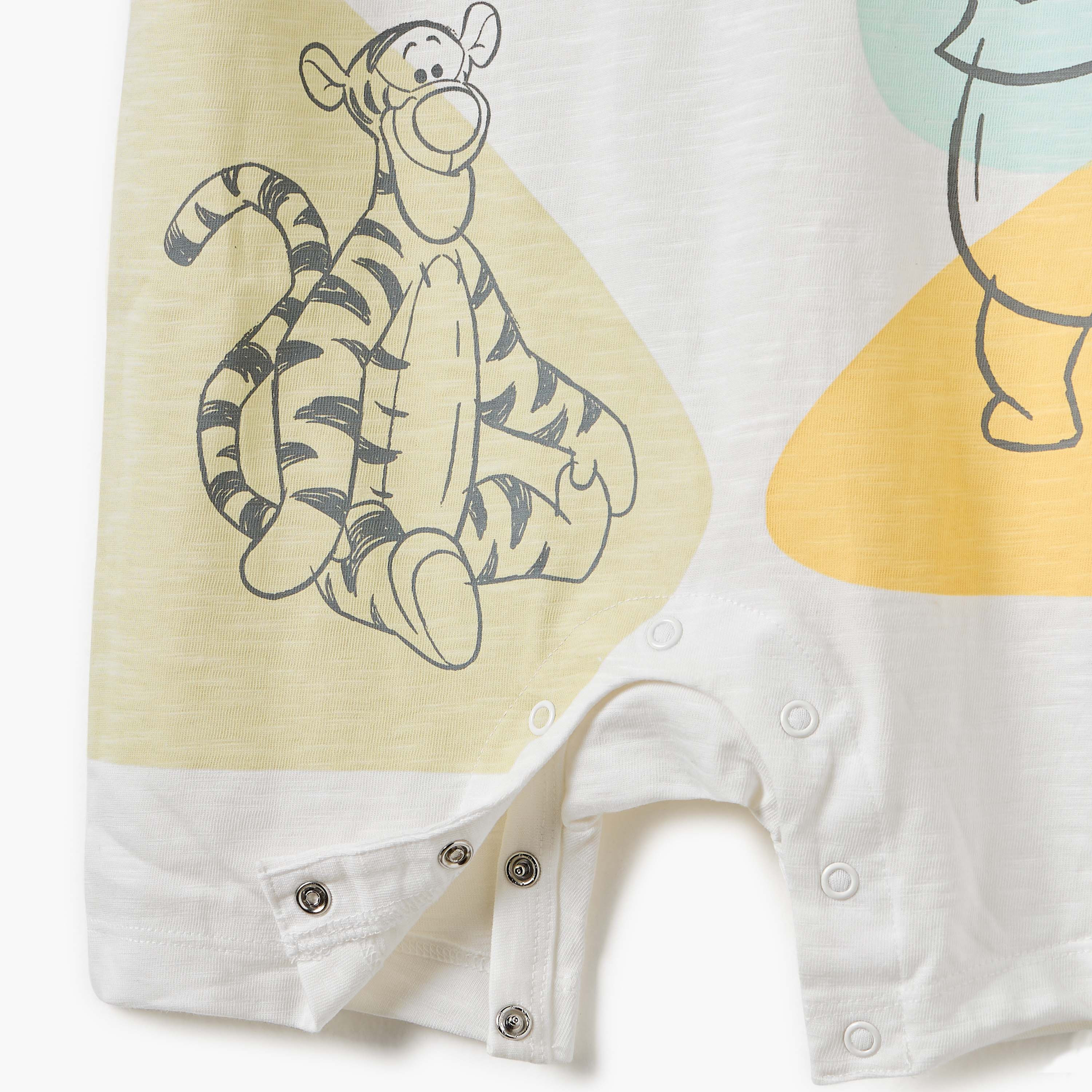 أفرولات بطبعات ويني ذا بوه وأزرار كبس من ديزني - طقم من قطعتين-baby-boys-clothing-rompers-image-6