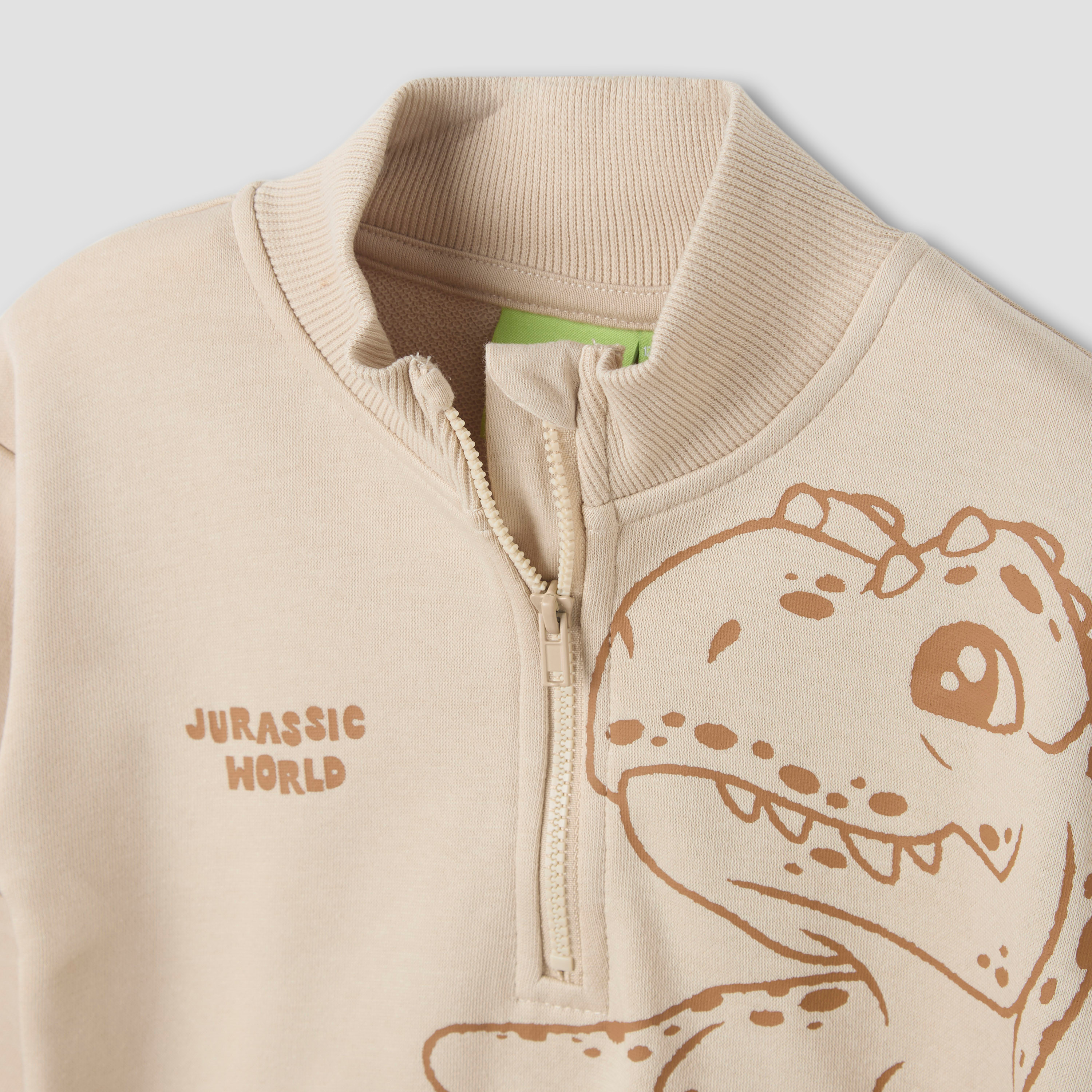 Dinosaur Print Sweatshirt and Joggers Set-baby-boys-clothing-setsandcoords-image-4