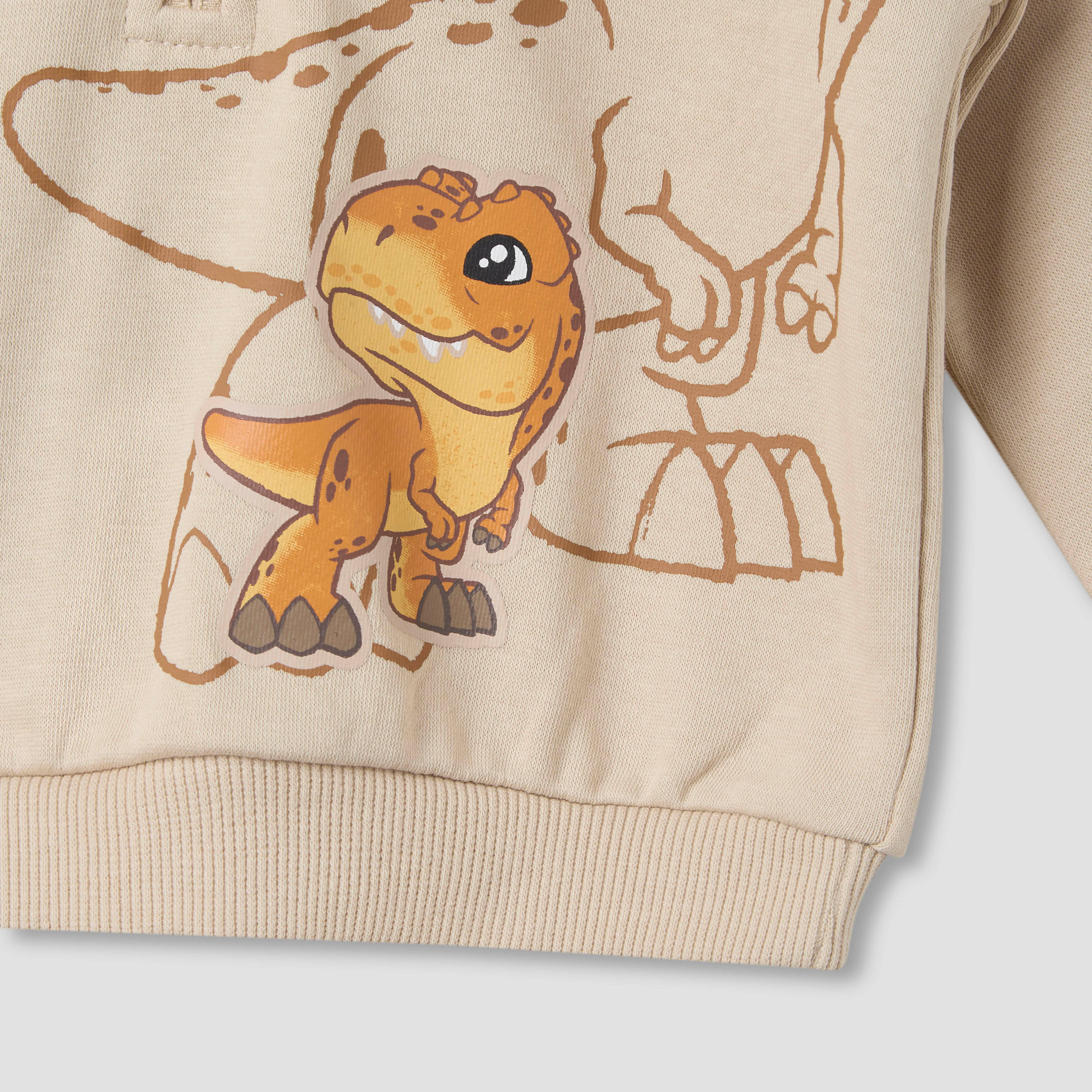 Dinosaur Print Sweatshirt and Joggers Set-baby-boys-clothing-setsandcoords-image-6