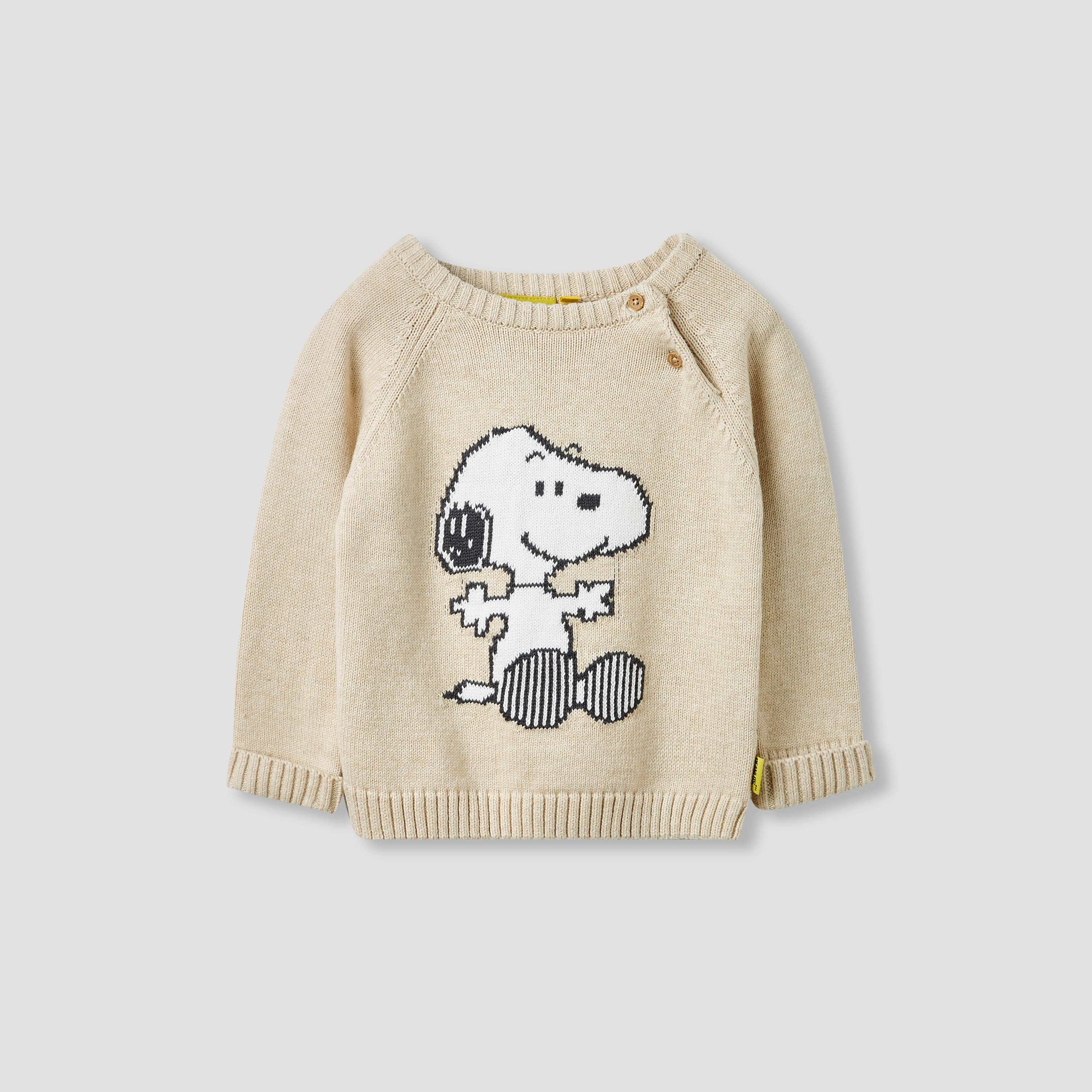 Snoopy Print Sweater and Pants Set-baby-boys-clothing-winterwear-setsandcoords-image-2