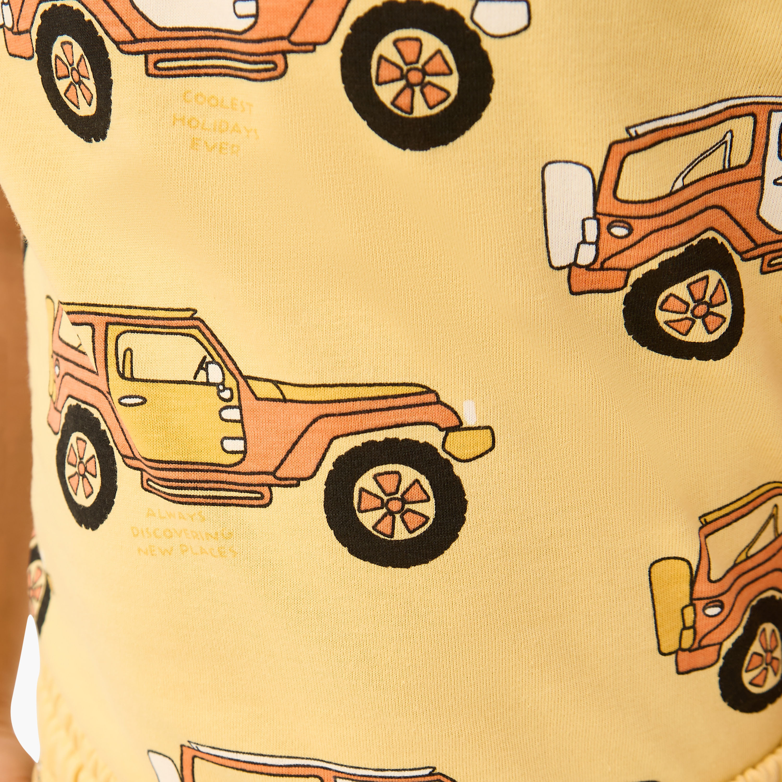 Juniors All-Over Car Print Crew Neck T-shirt with Short Sleeves-boys-clothing-tshirtsandpolos-image-5