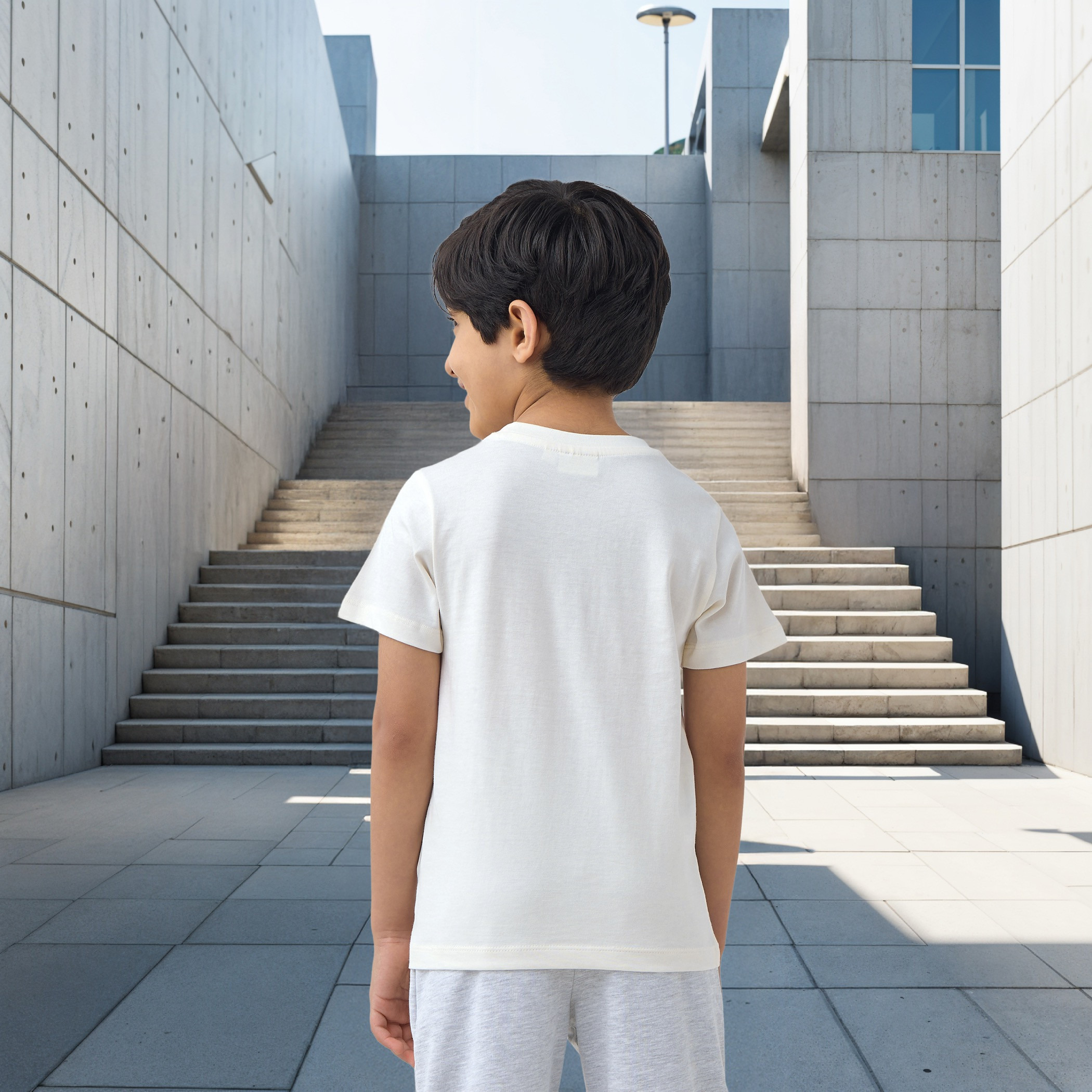 تيشيرت بأكمام قصيرة وطبعات حيوانات من جونيورز-boys-clothing-tshirtsandpolos-image-3
