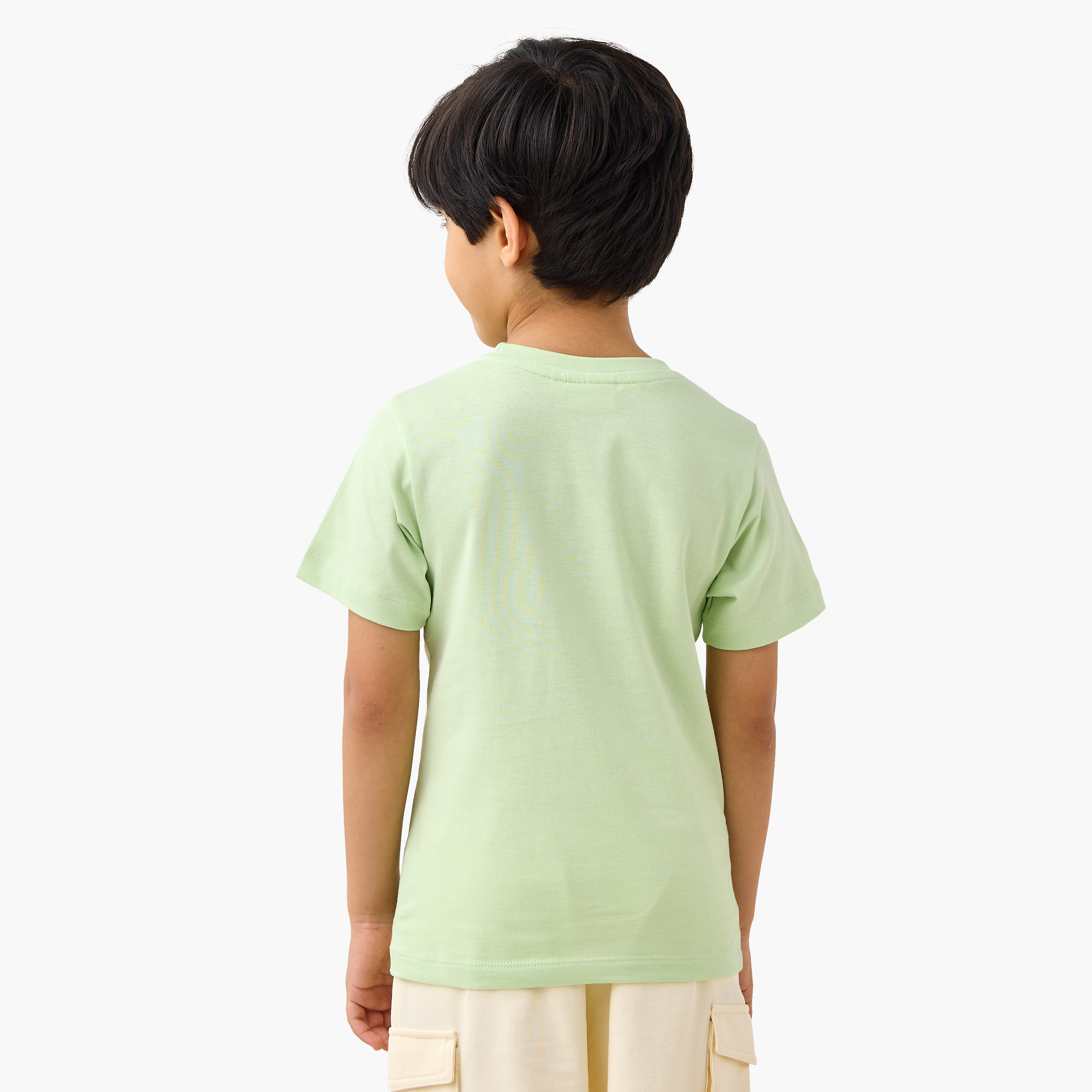 Juniors Graphic Print T-shirt with Short Sleeves-boys-clothing-tshirtsandpolos-image-3